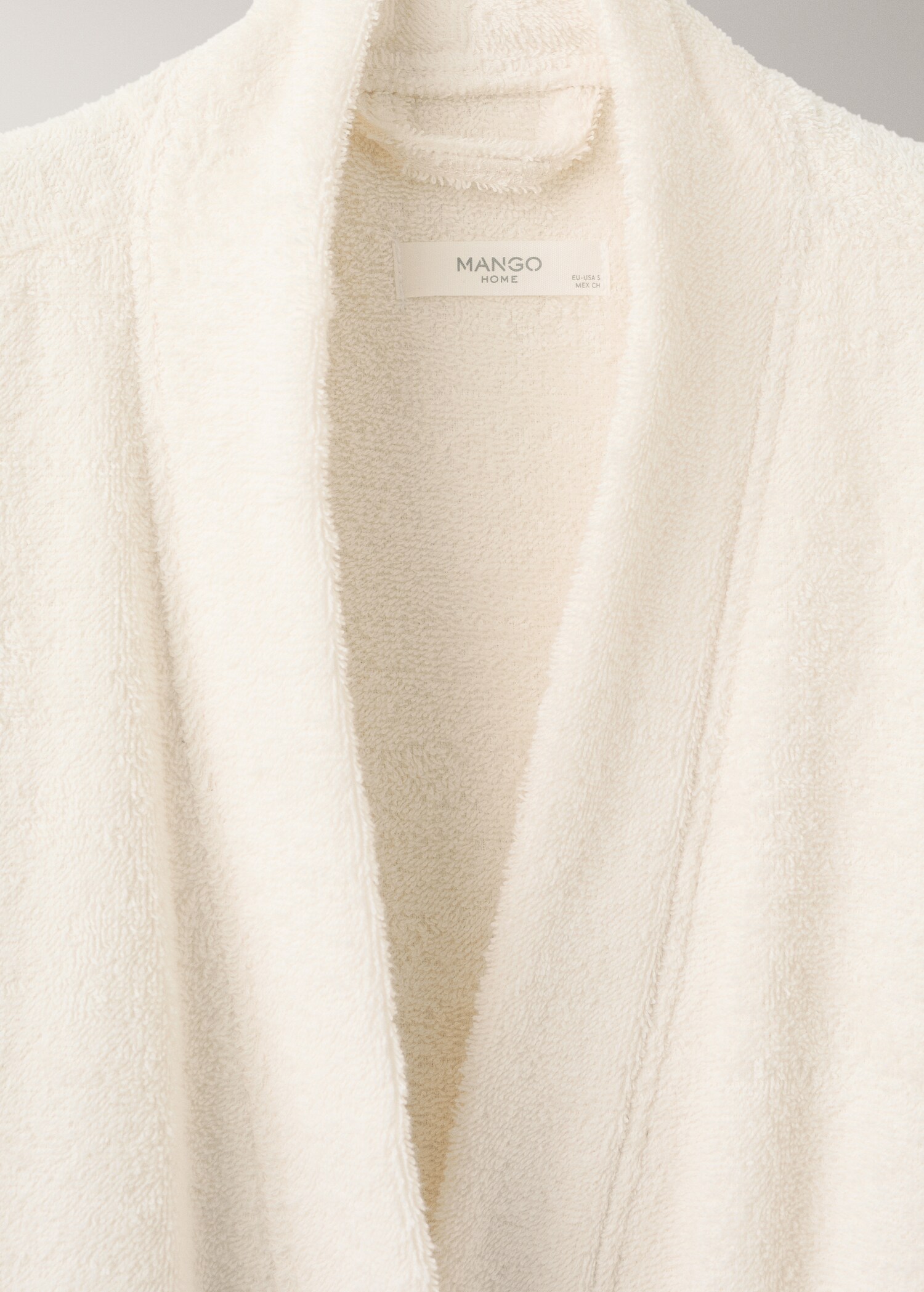 Terry cotton bathrobe - Details of the article 1