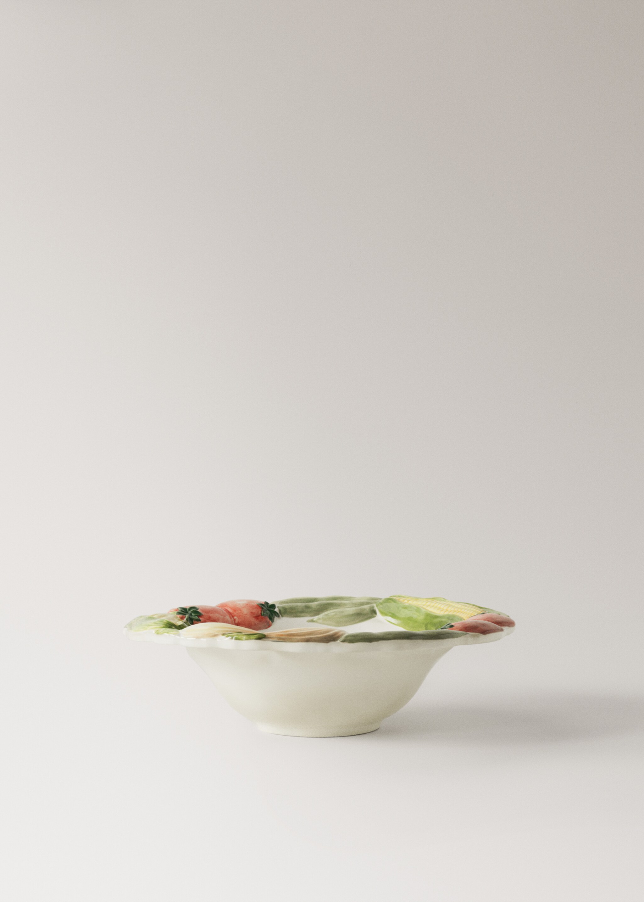 Fruit earthenware bowl - Article without model, White. Ref: 27081532-00.