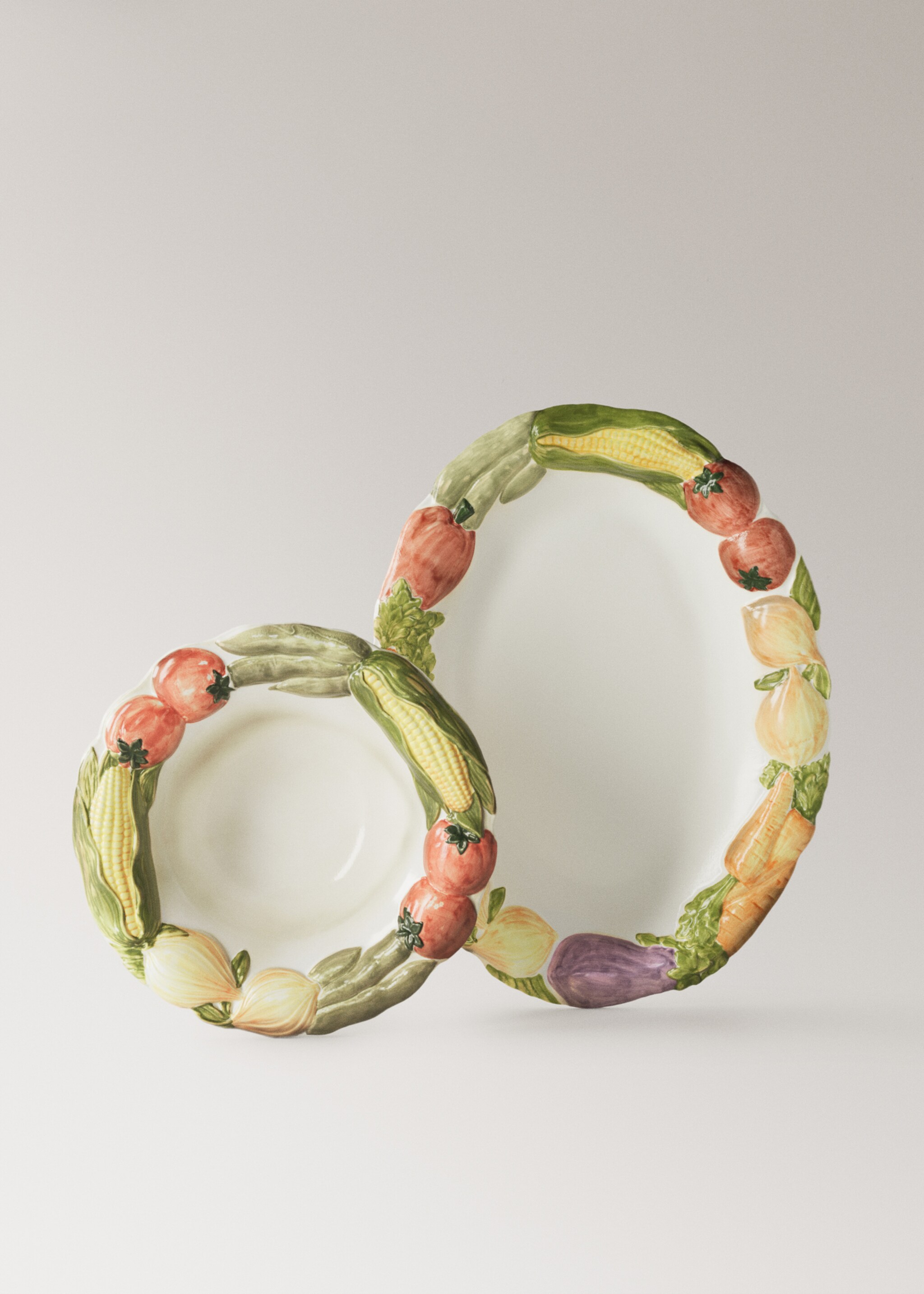 Fruit earthenware bowl - Details of the article 3, White. Ref: 27081532-00.