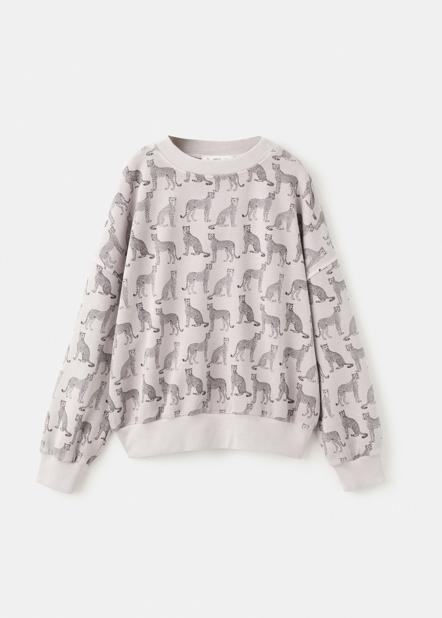 Printed cotton sweatshirt - Article without model