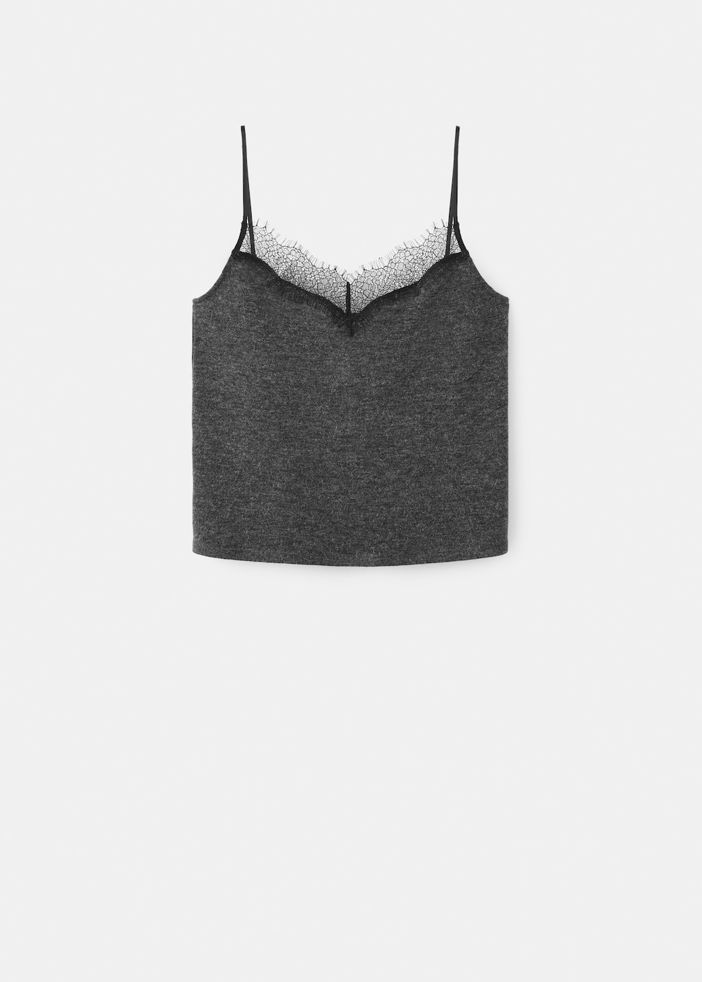 Top with lace neck - image 5