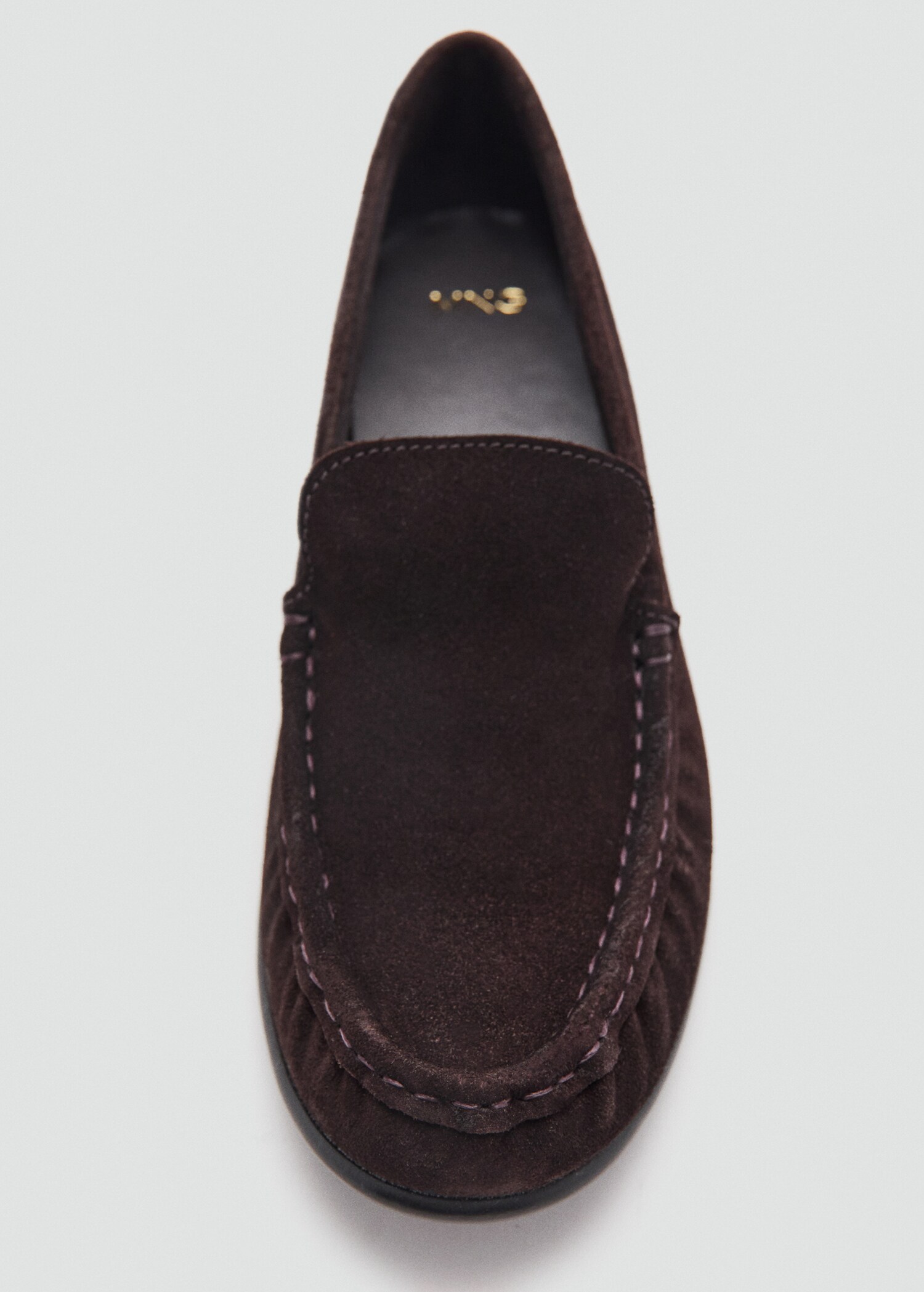 Gathered suede moccasins - Details of the article 2