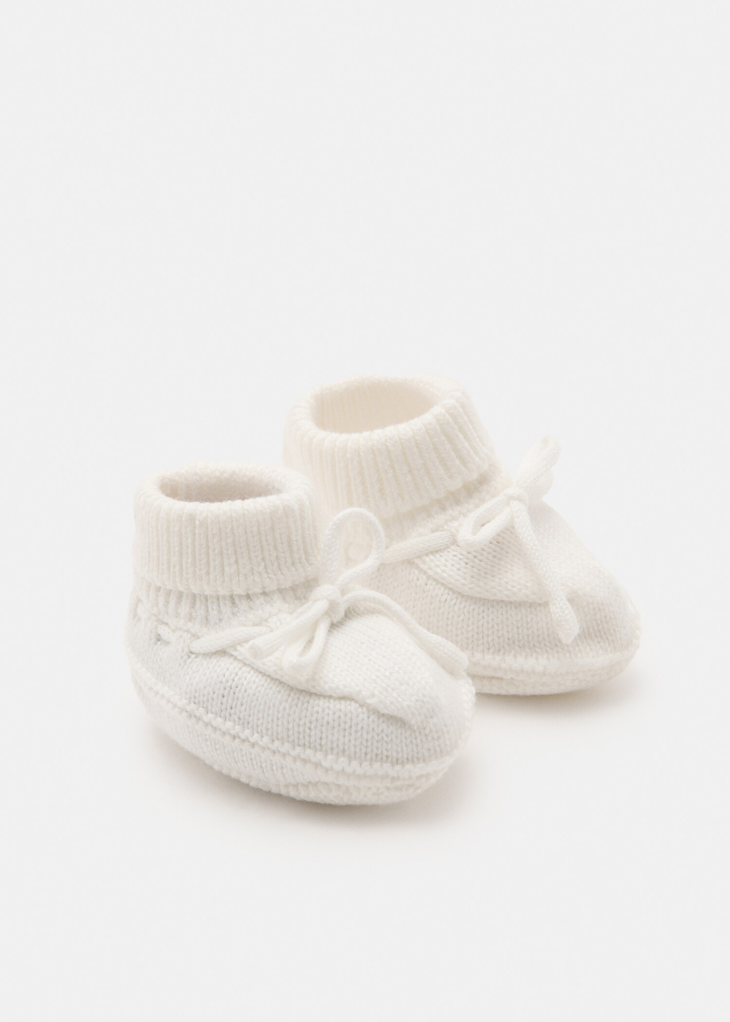 Gestrickte Babyschuhe mit Schleife - Detail des Artikels 8