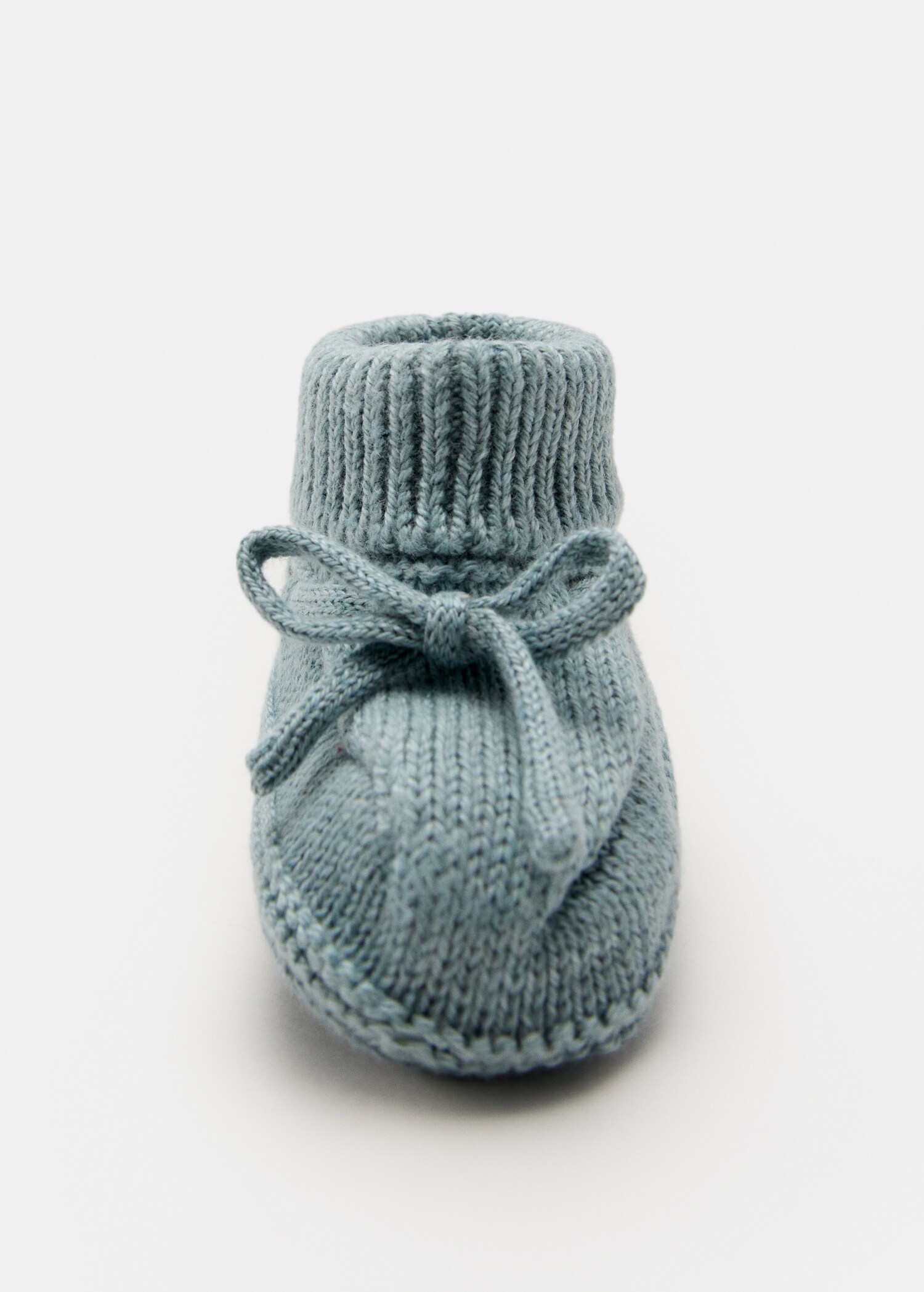 Gestrickte Babyschuhe mit Schleife - Detail des Artikels 8