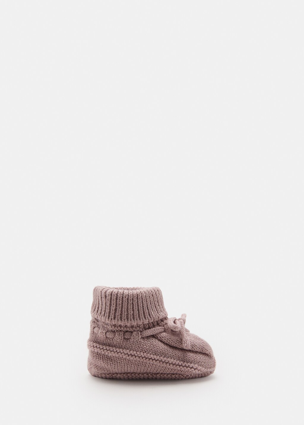 Knitted booties with bow - image 4