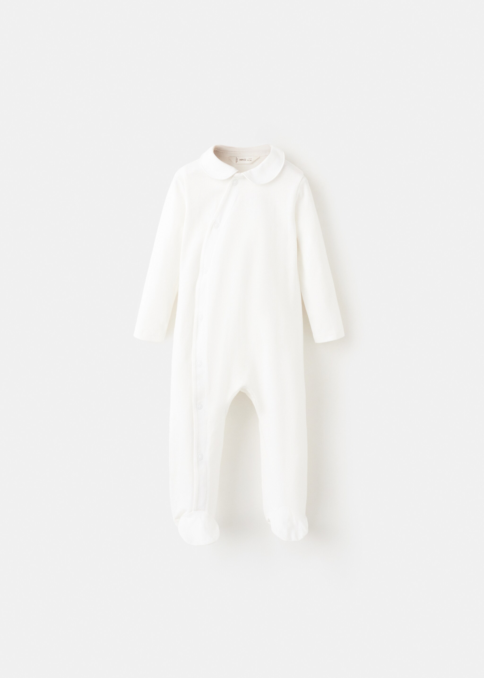 100% cotton long pajamas - Article without model, Off White. Ref: 27082004-00.