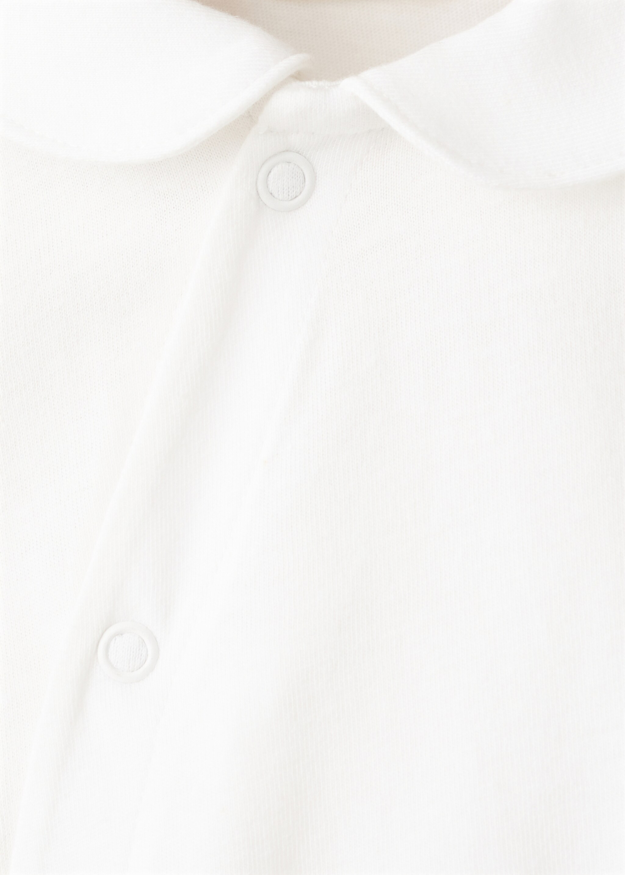 100% cotton long pajamas - Details of the article 8, Off White. Ref: 27082004-00.