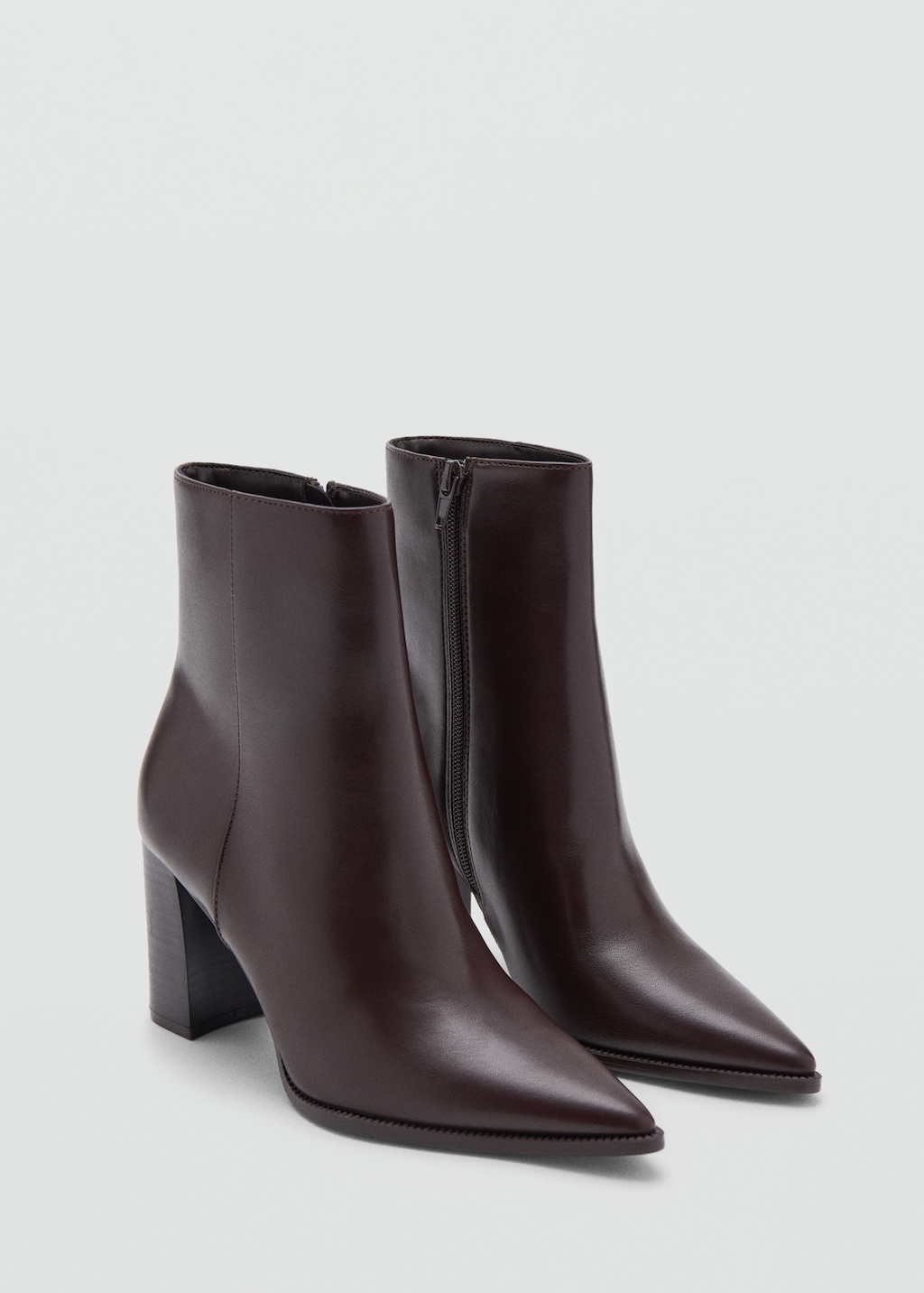 Mango Ankle boots with block heel