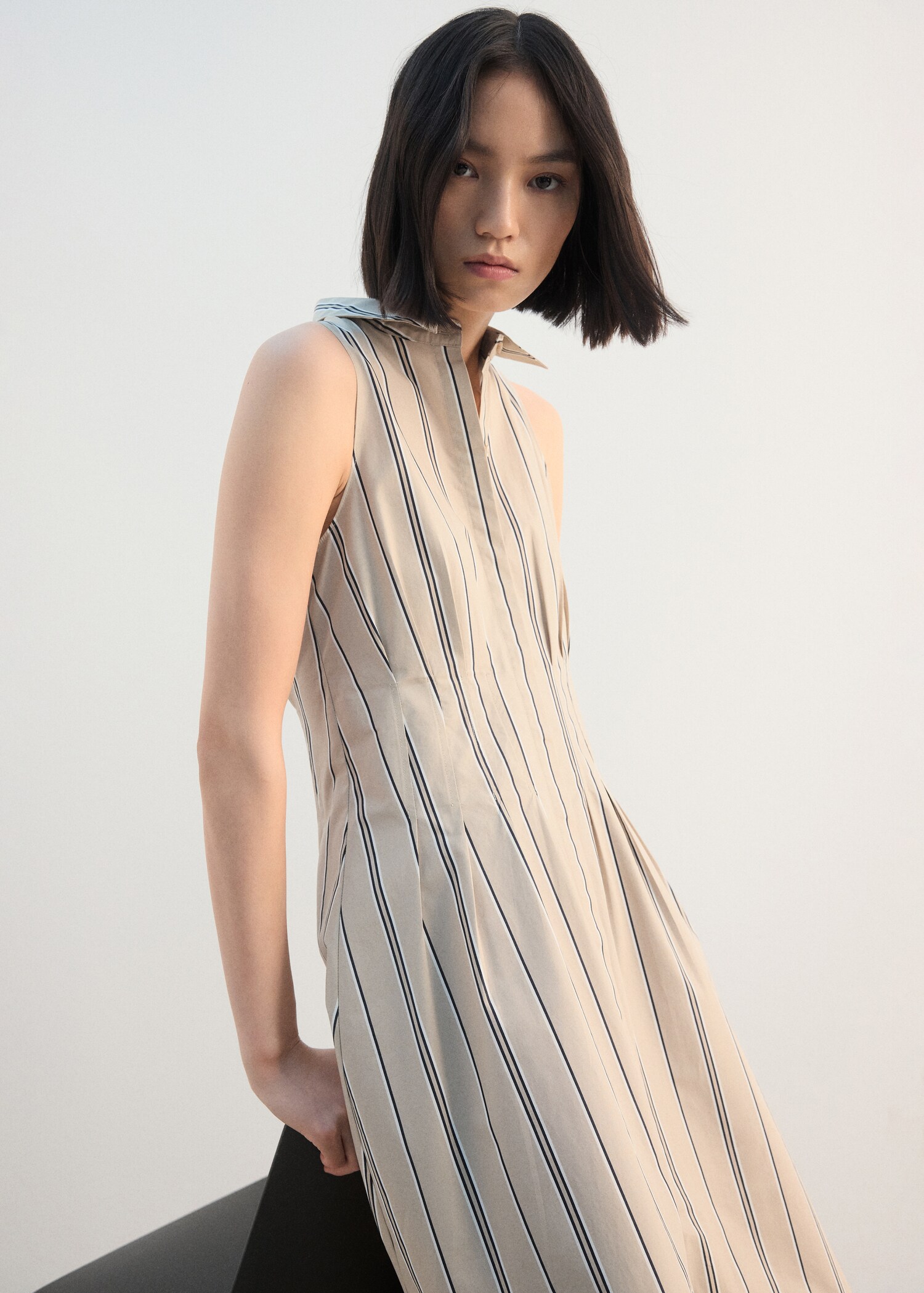 A-lijn overhemdjurk - Middenvlak