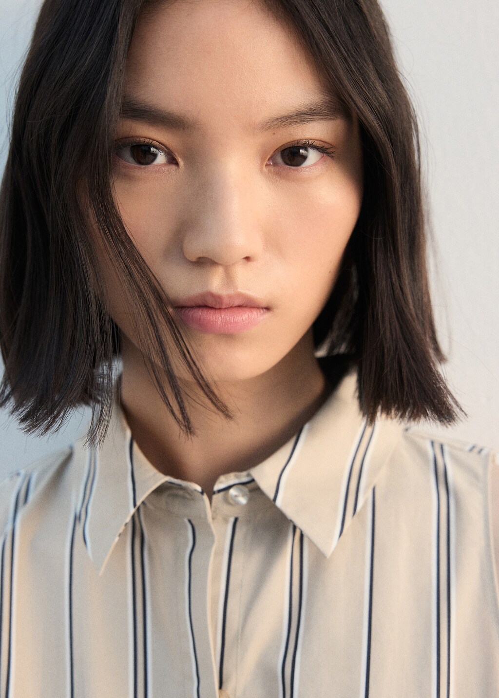 Mango A-line shirt dress