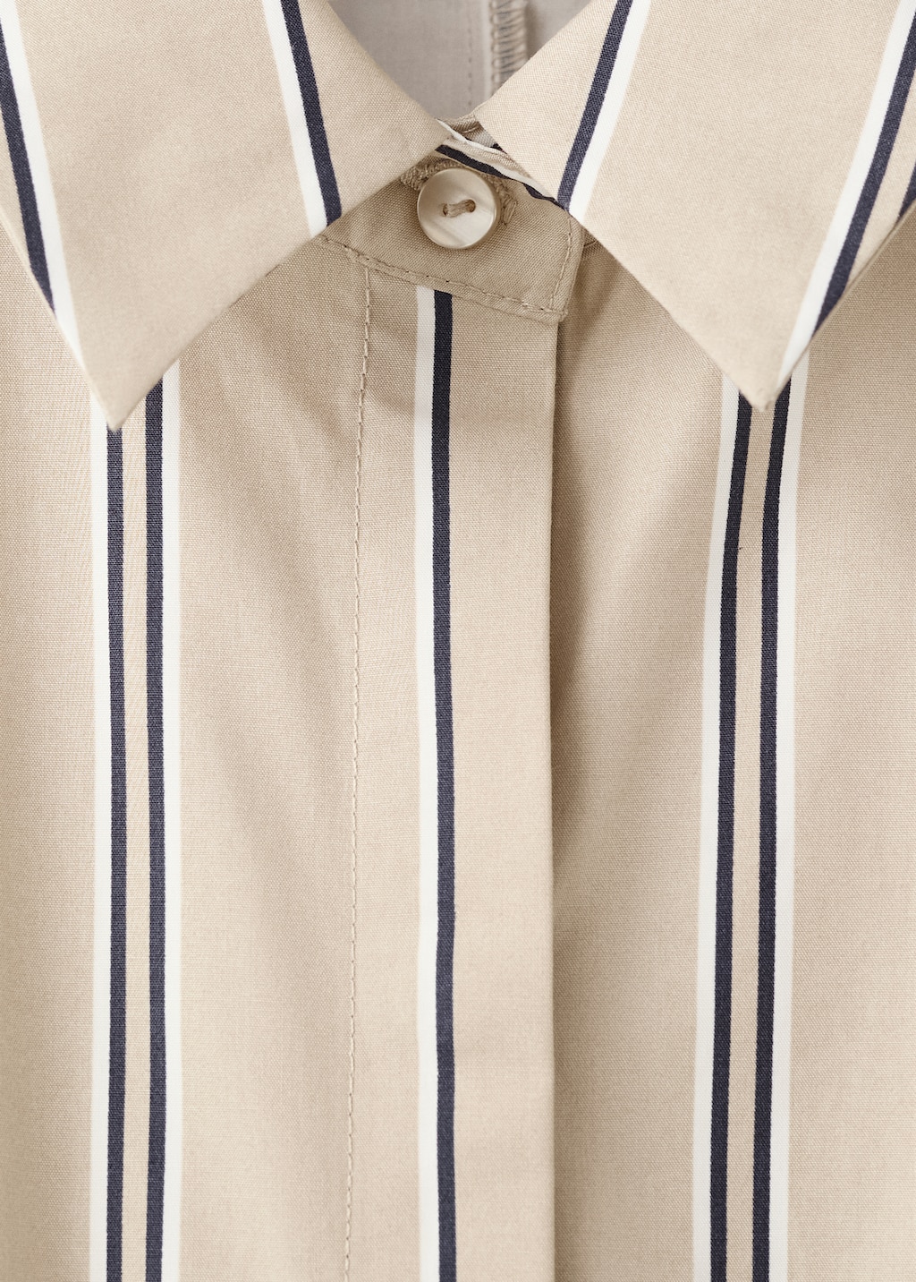 Mango A-line shirt dress