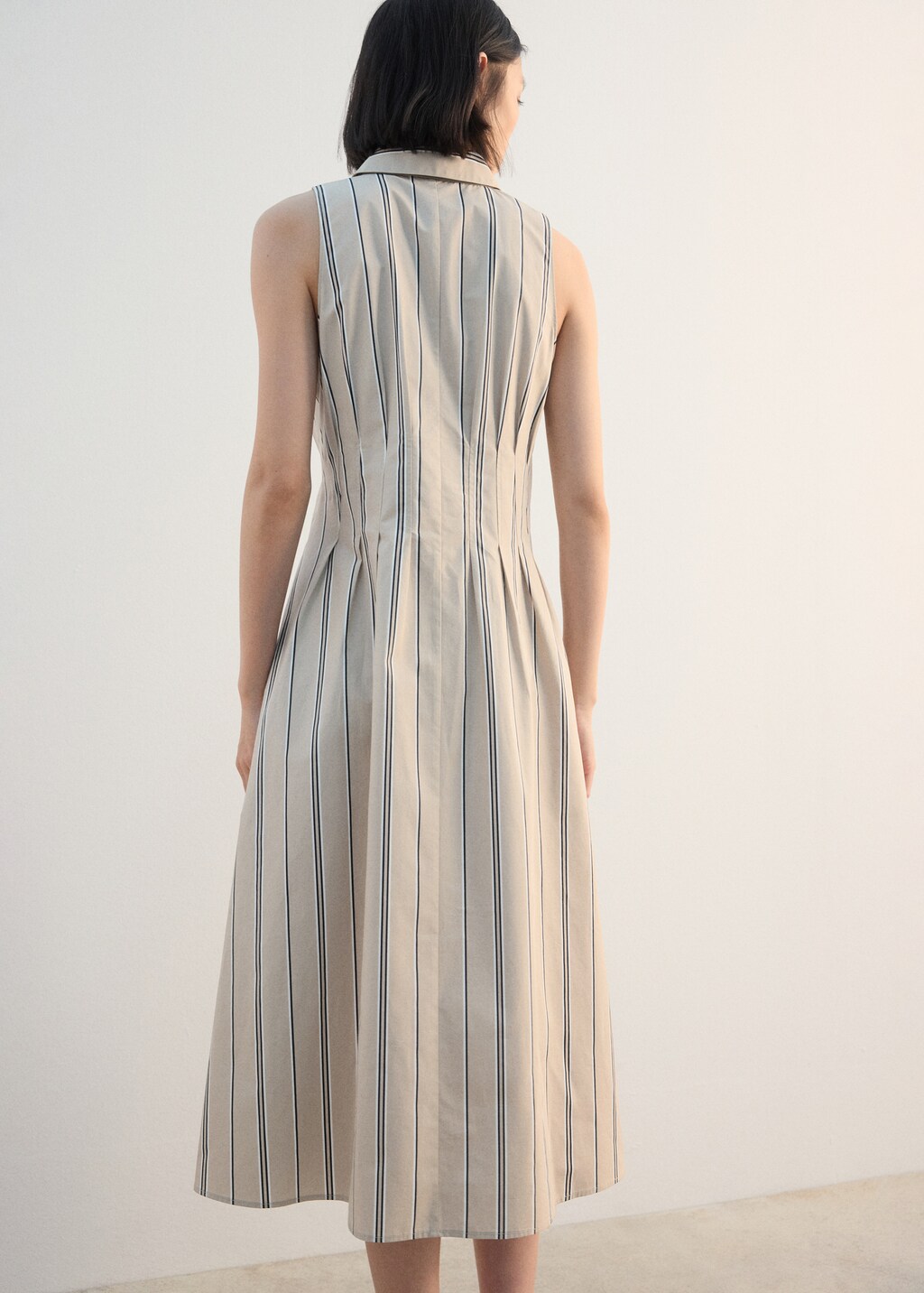 Mango A-line shirt dress