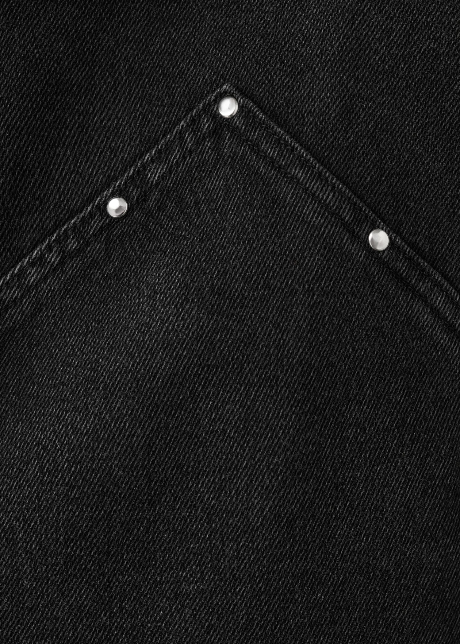 Denim shirt with studs - Details of the article 0