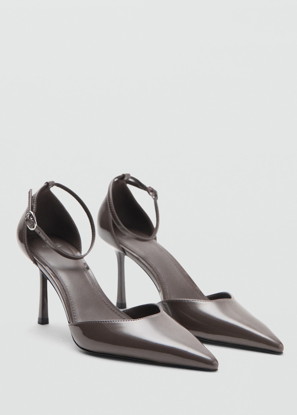 Mango Patent heeled shoes