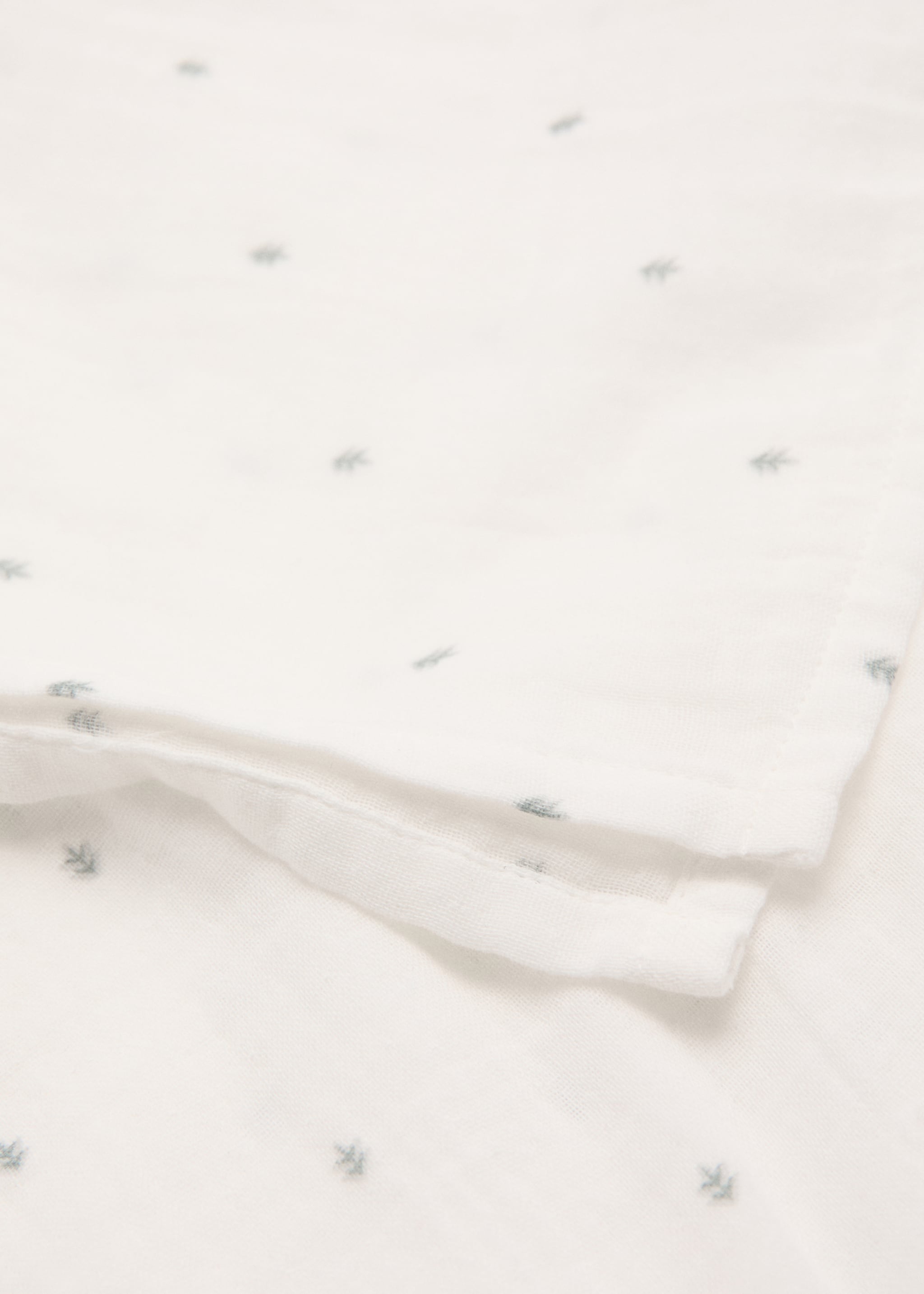 Бавовняний конверт з принтом - Середній план, Брудно-білий. Ref: 27082552-00.