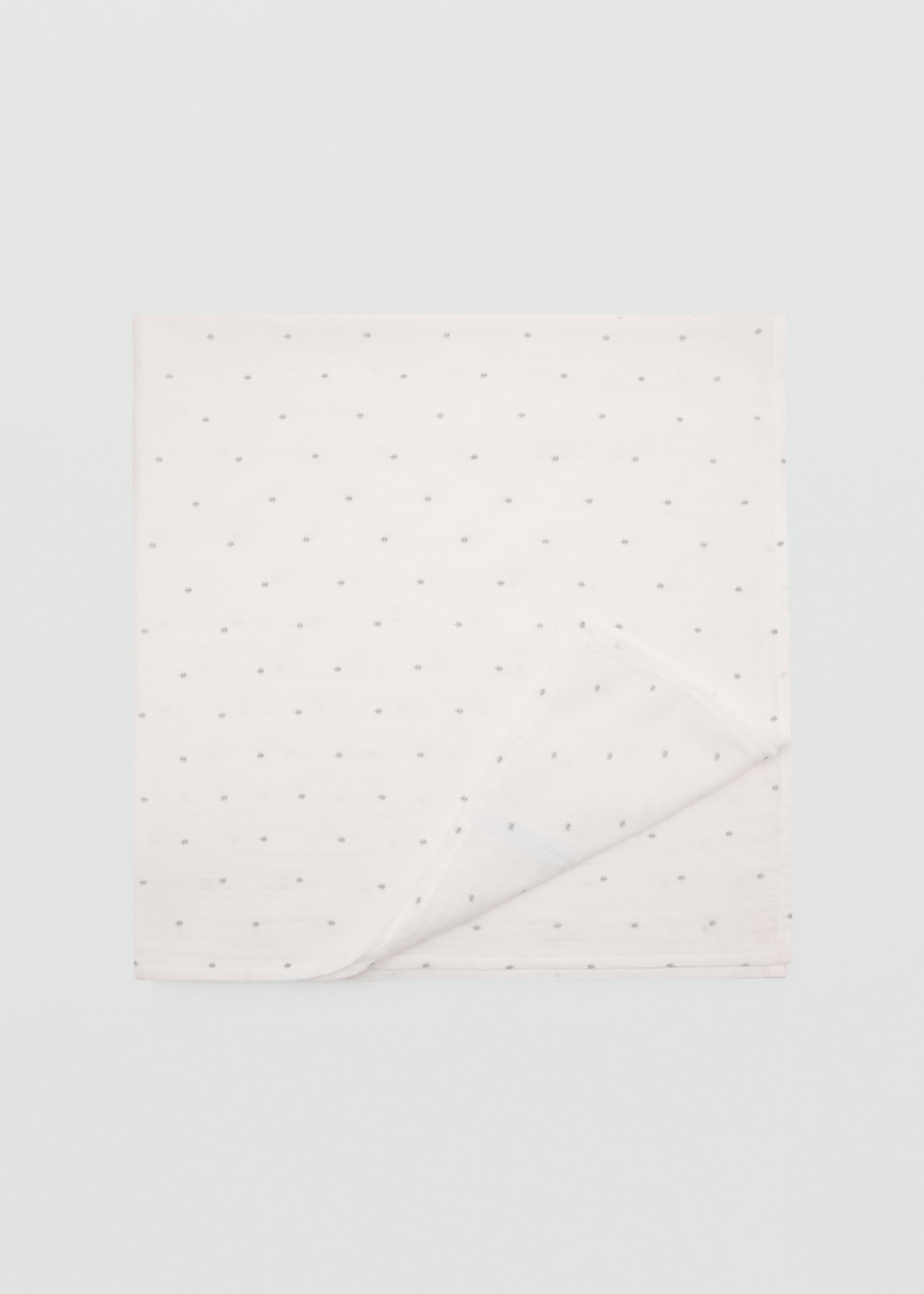 Бавовняний конверт з принтом - Товар без моделі, Брудно-білий. Ref: 27082552-00.