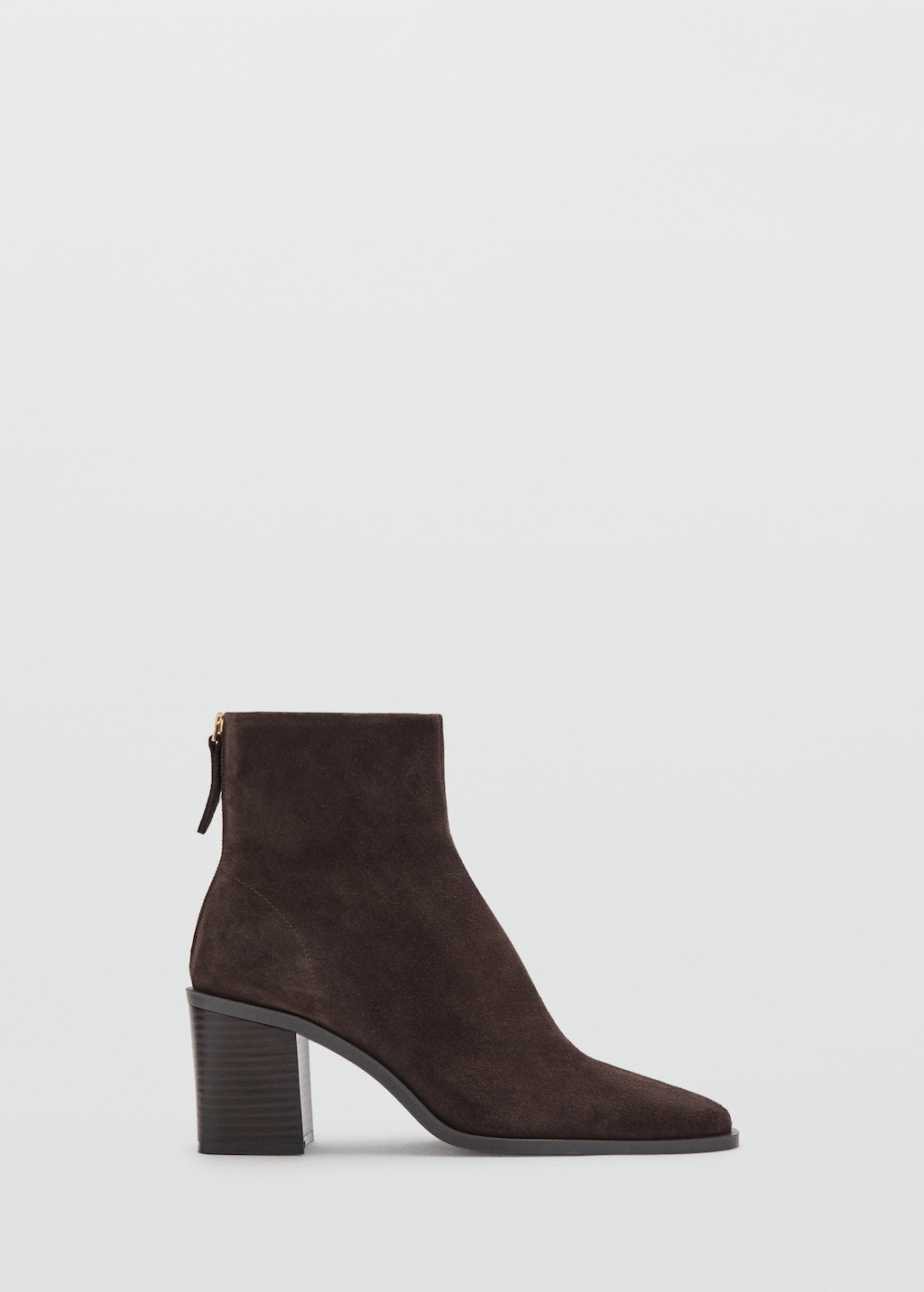Suede block-heel boots - image 2