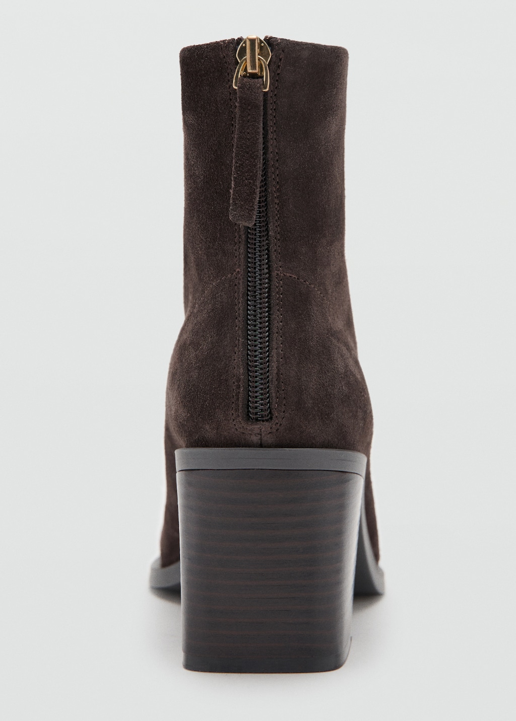 Suede block-heel boots - image 4