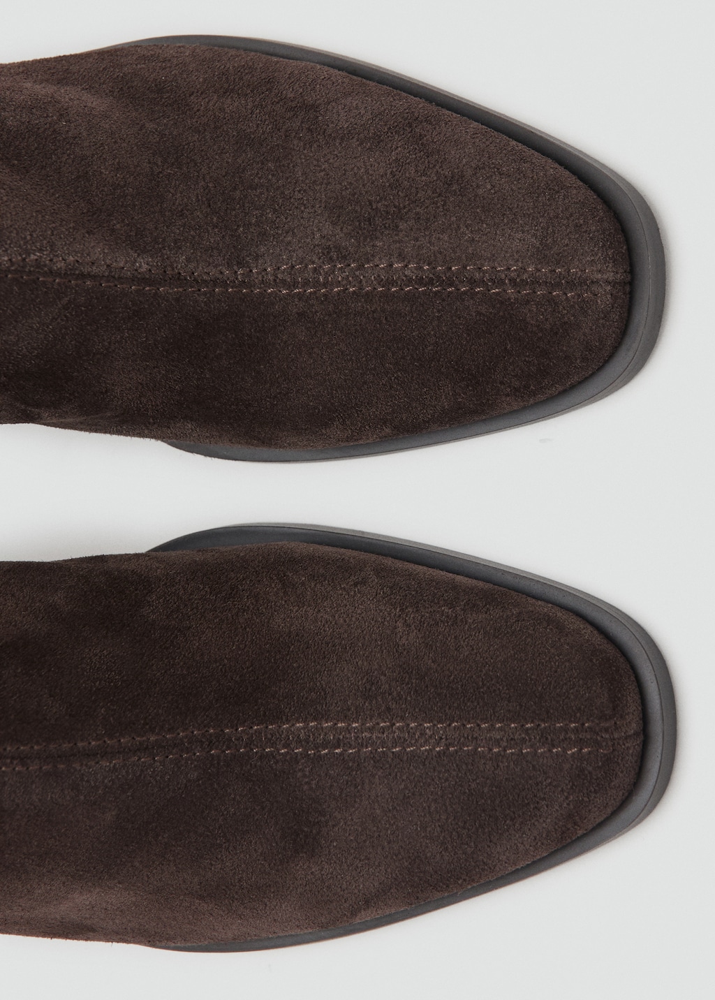 Mango Suede block-heel boots