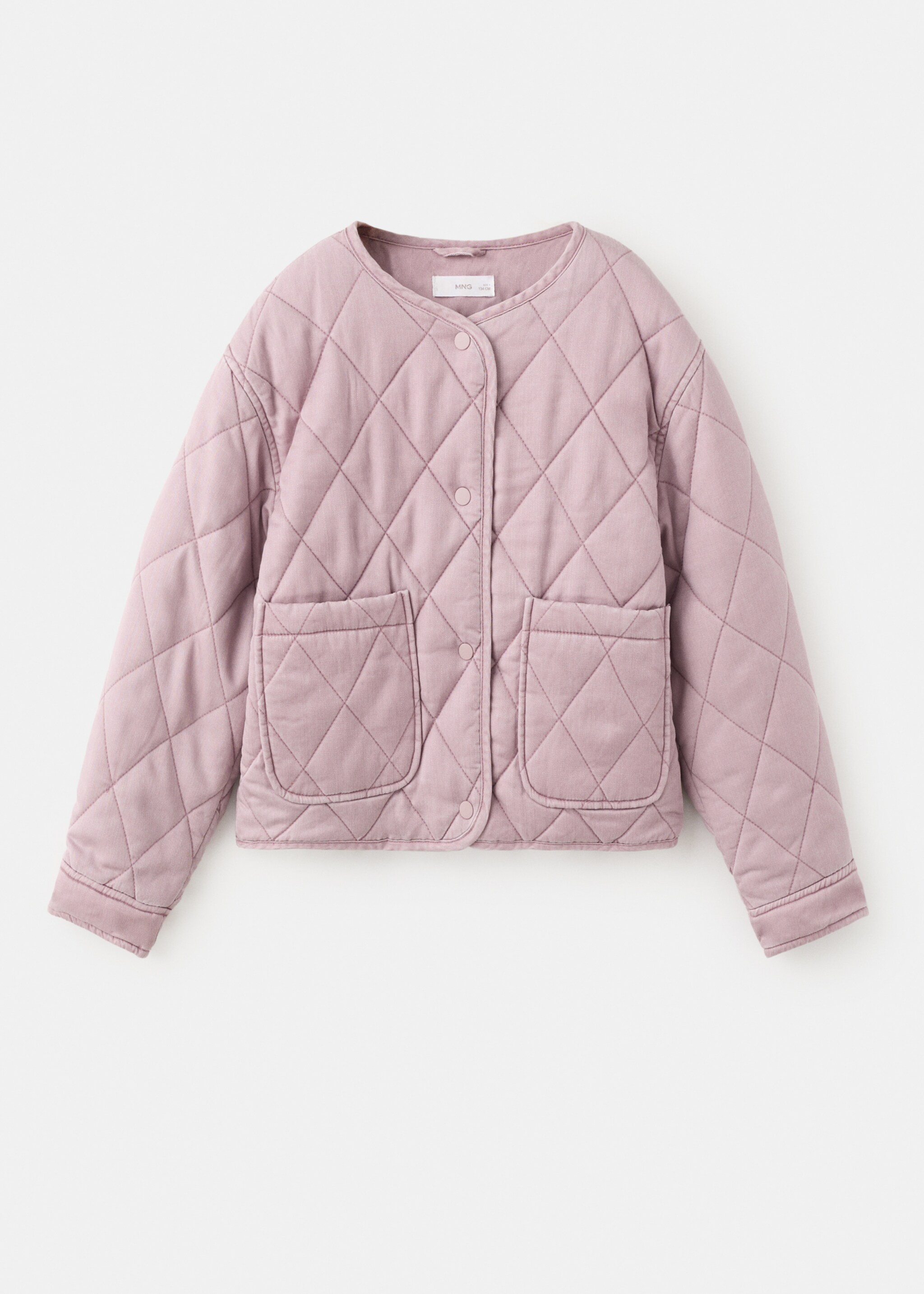 Quilted jacket - Article without model, Pink. Ref: 27082888-00.