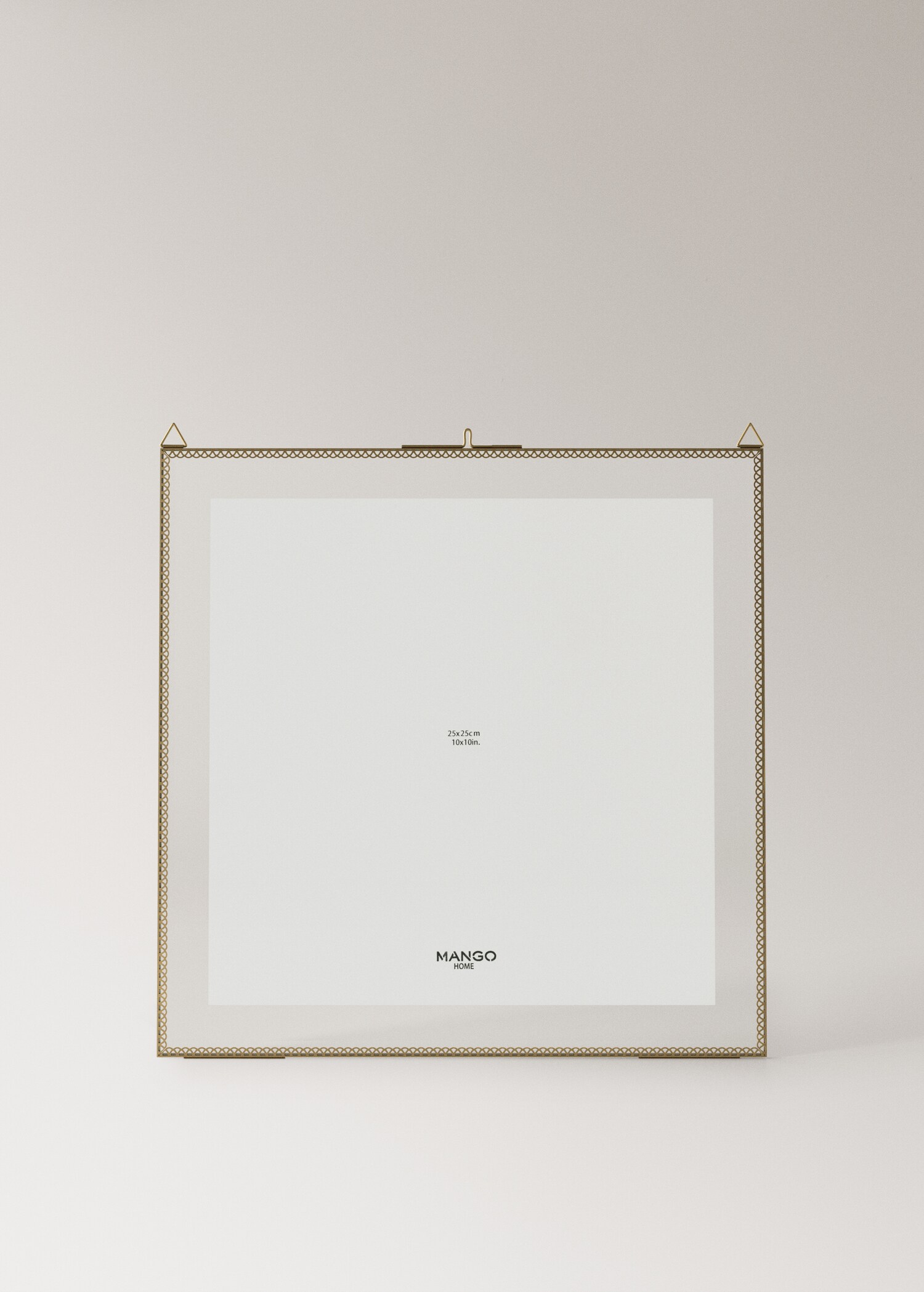 Large square metal border frame - Article without model