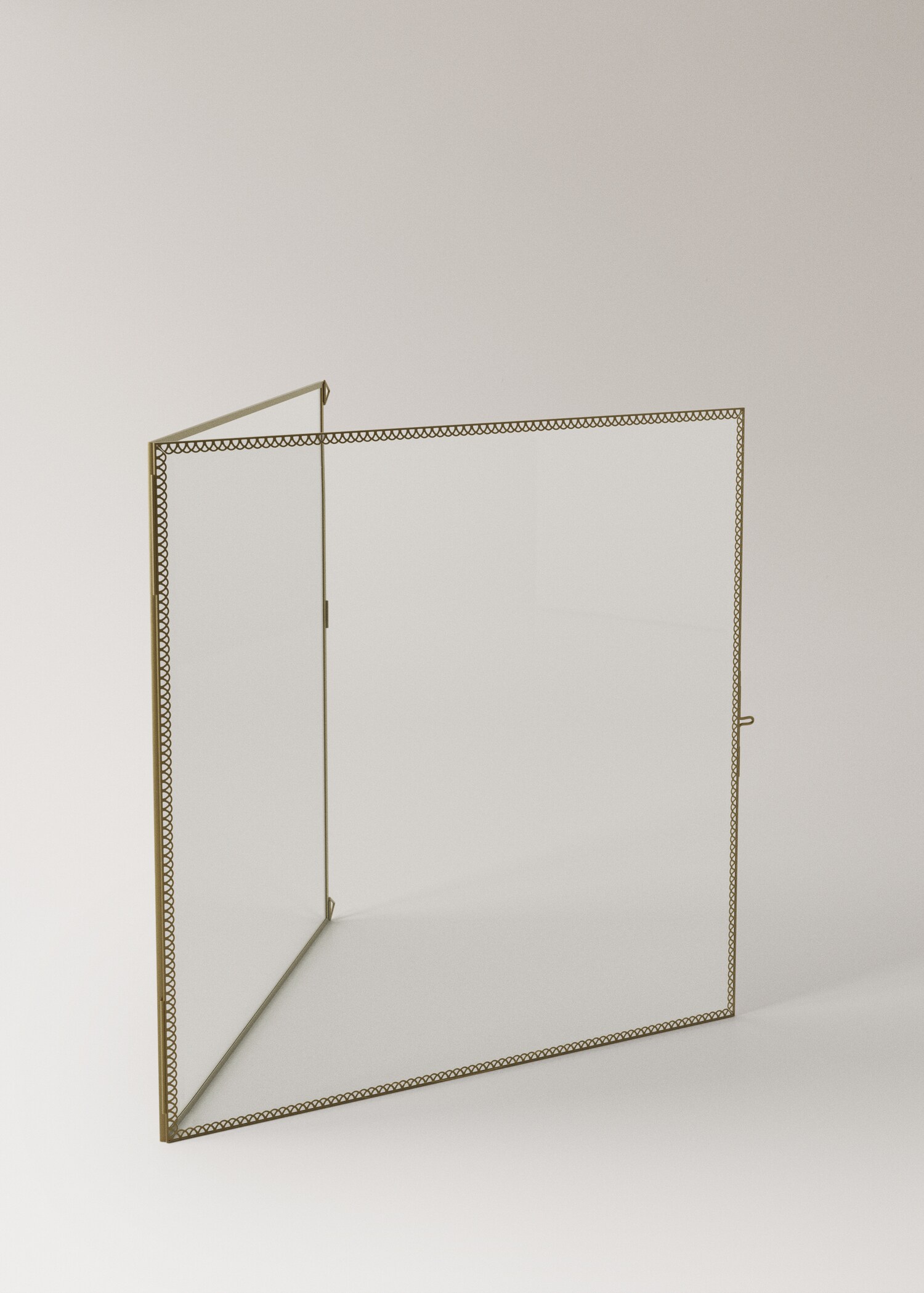 Large square metal border frame - Details of the article 2