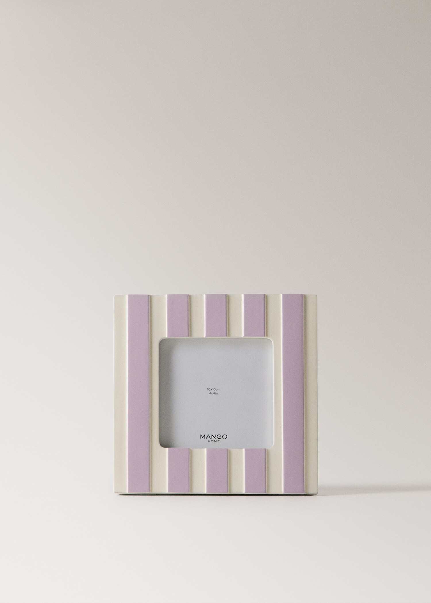 Κορνίζα ρητίνη ριγέ δίχρωμη - Προϊόν χωρίς μοντέλο