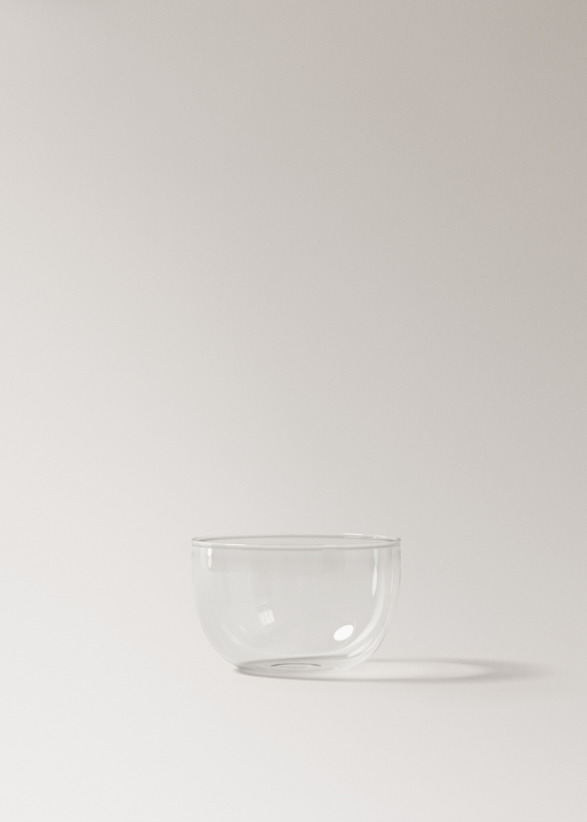 Malá miska z borosilikátu - Zboží bez modelu, Ledově šedá. Ref: 27082903-00.