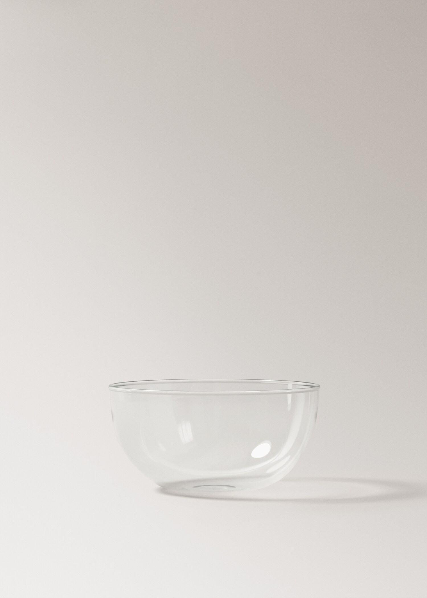 Střední mísa z borosilikátu - Zboží bez modelu