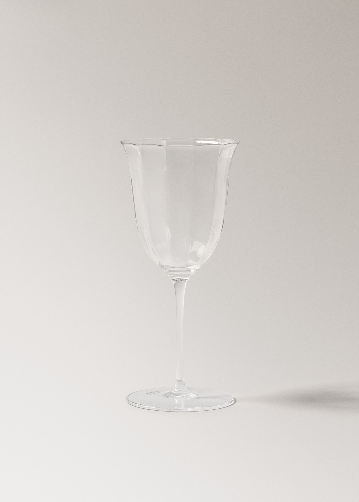 Kelch aus Borosilikat im Wellenform-Design - Artikel ohne Model