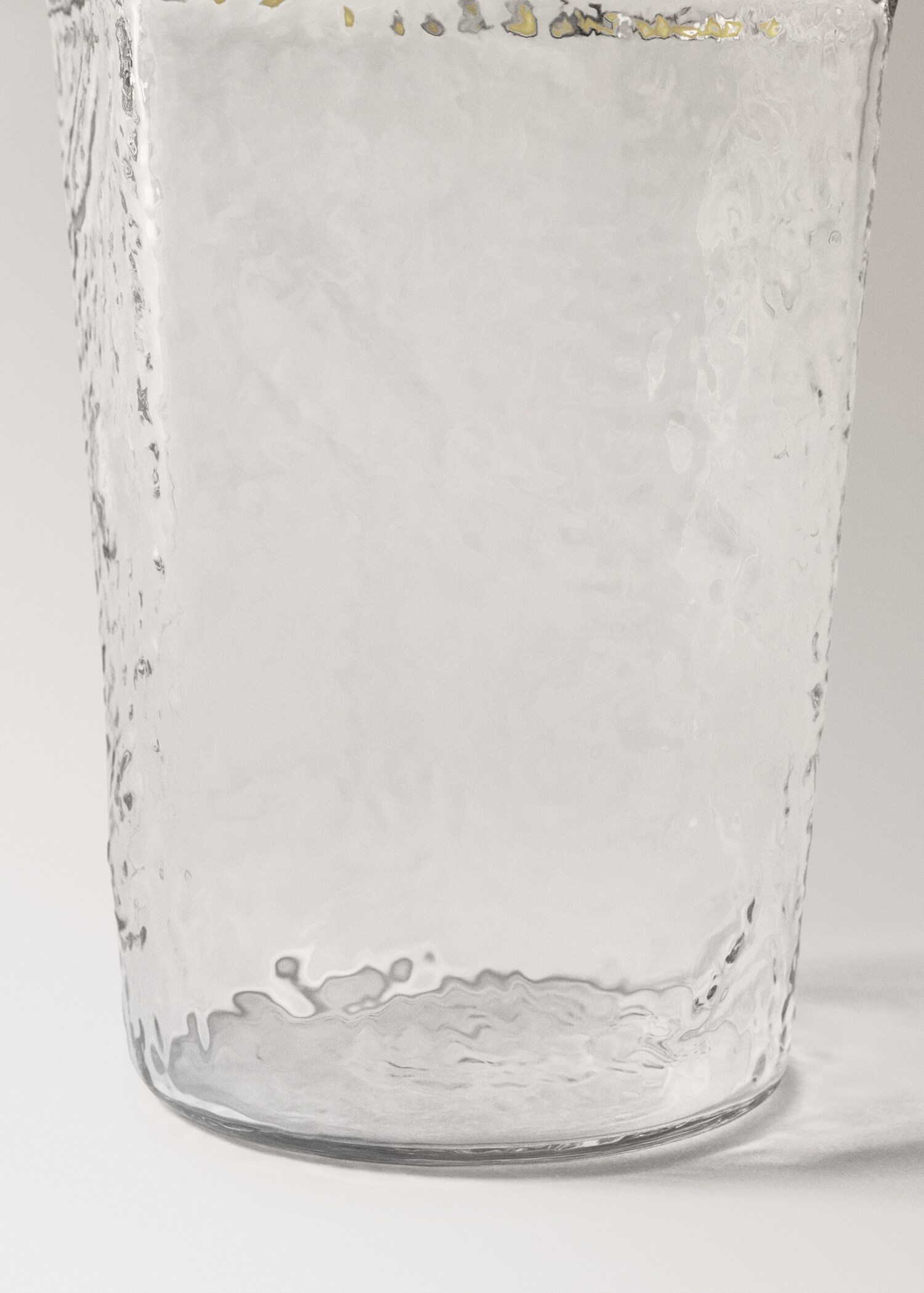 Verre en borosilicate martelé avec bord coloré - Détail de l'article 2