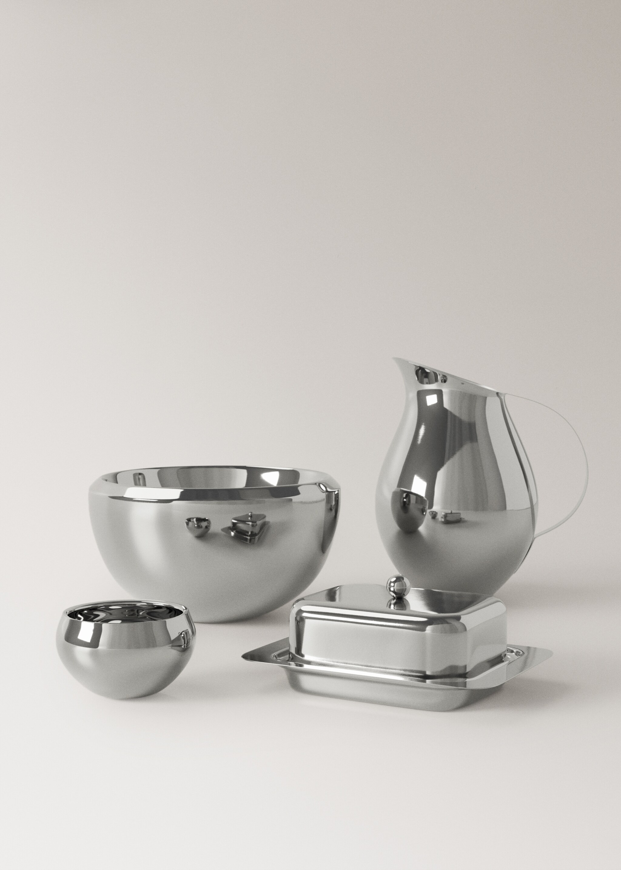 Stainless steel pitcher - Details of the article 3, Silver. Ref: 27082911-00.