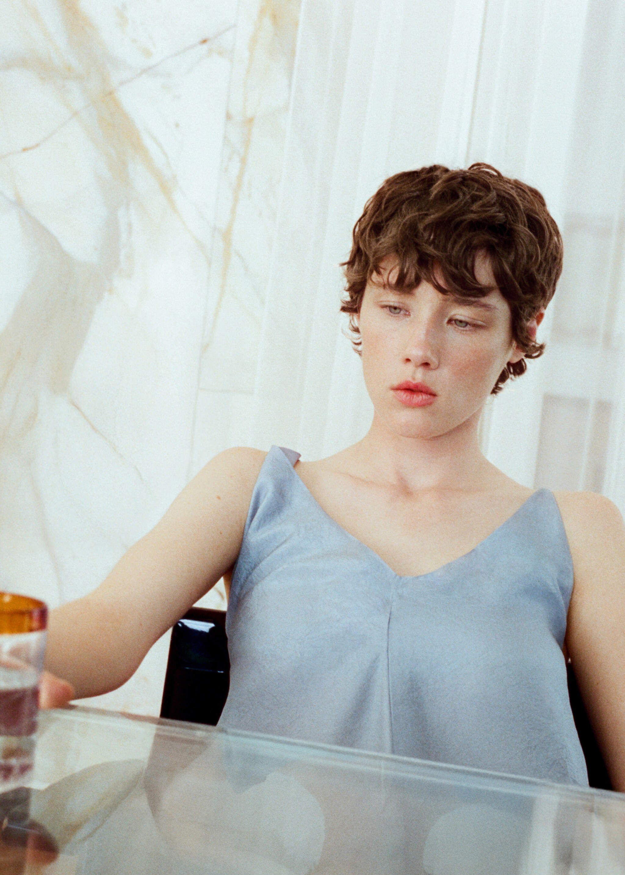 Borosilikatglas mit farbigem Rand - Detail des Artikels 6, Orange. Ref: 27082914-00.