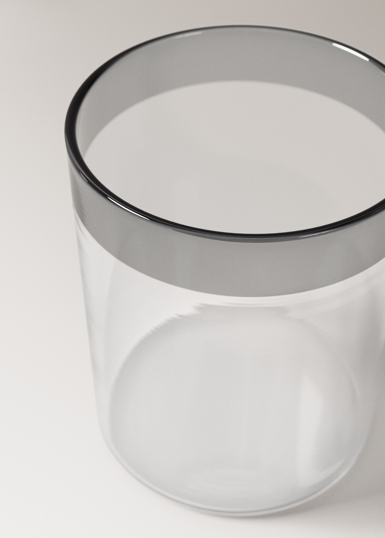 Borosilicate glass with coloured rim - Details of the article 1
