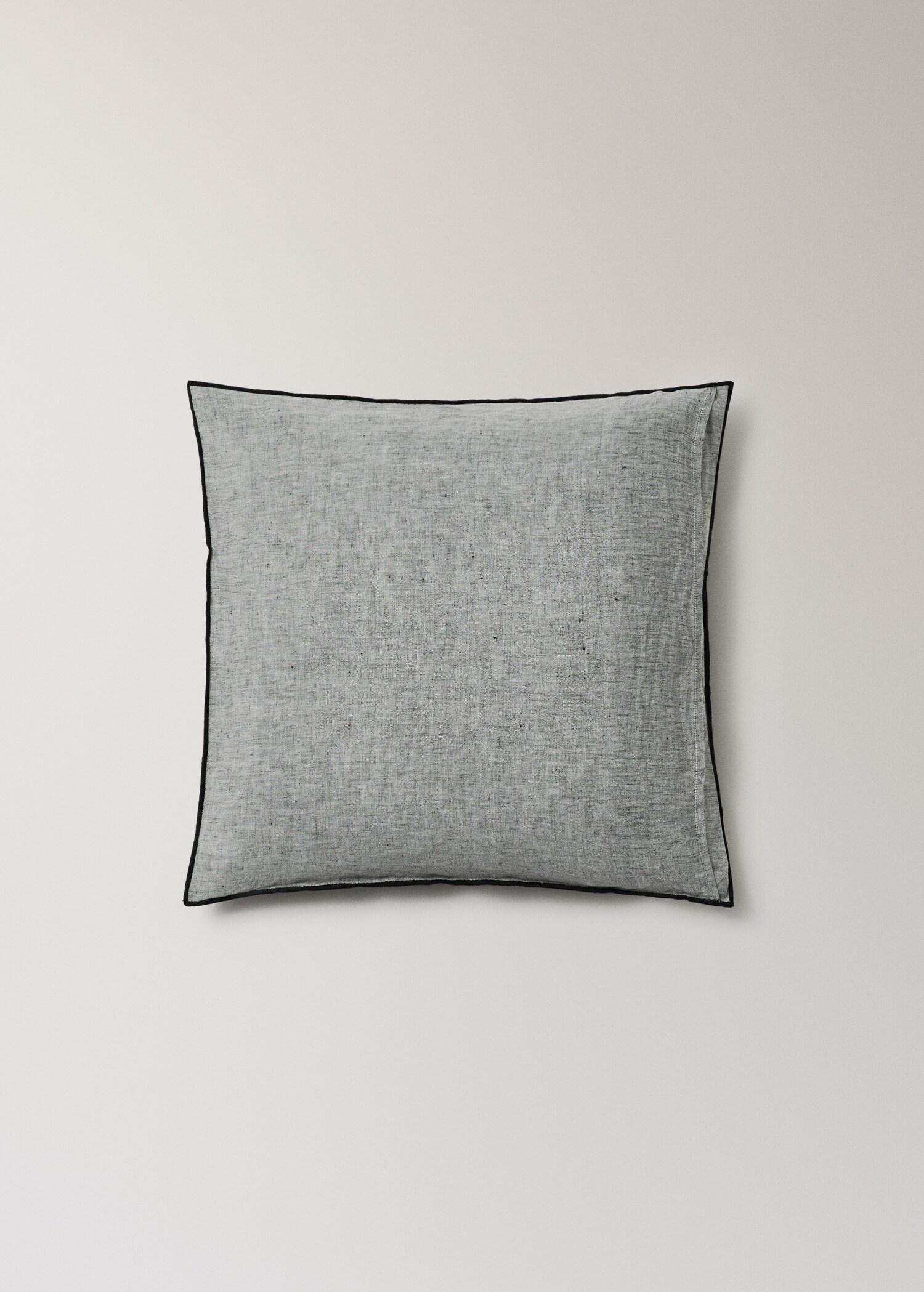 Zierkissenbezug aus 100 % Leinen-Chambray, 50 x 50 cm - Detail des Artikels 4