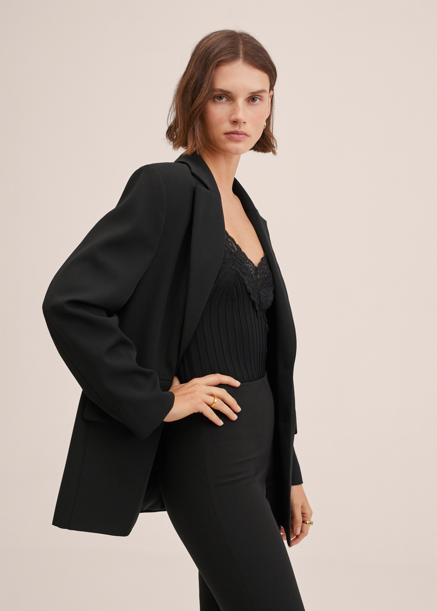 Flare crop trousers - Details of the article 1