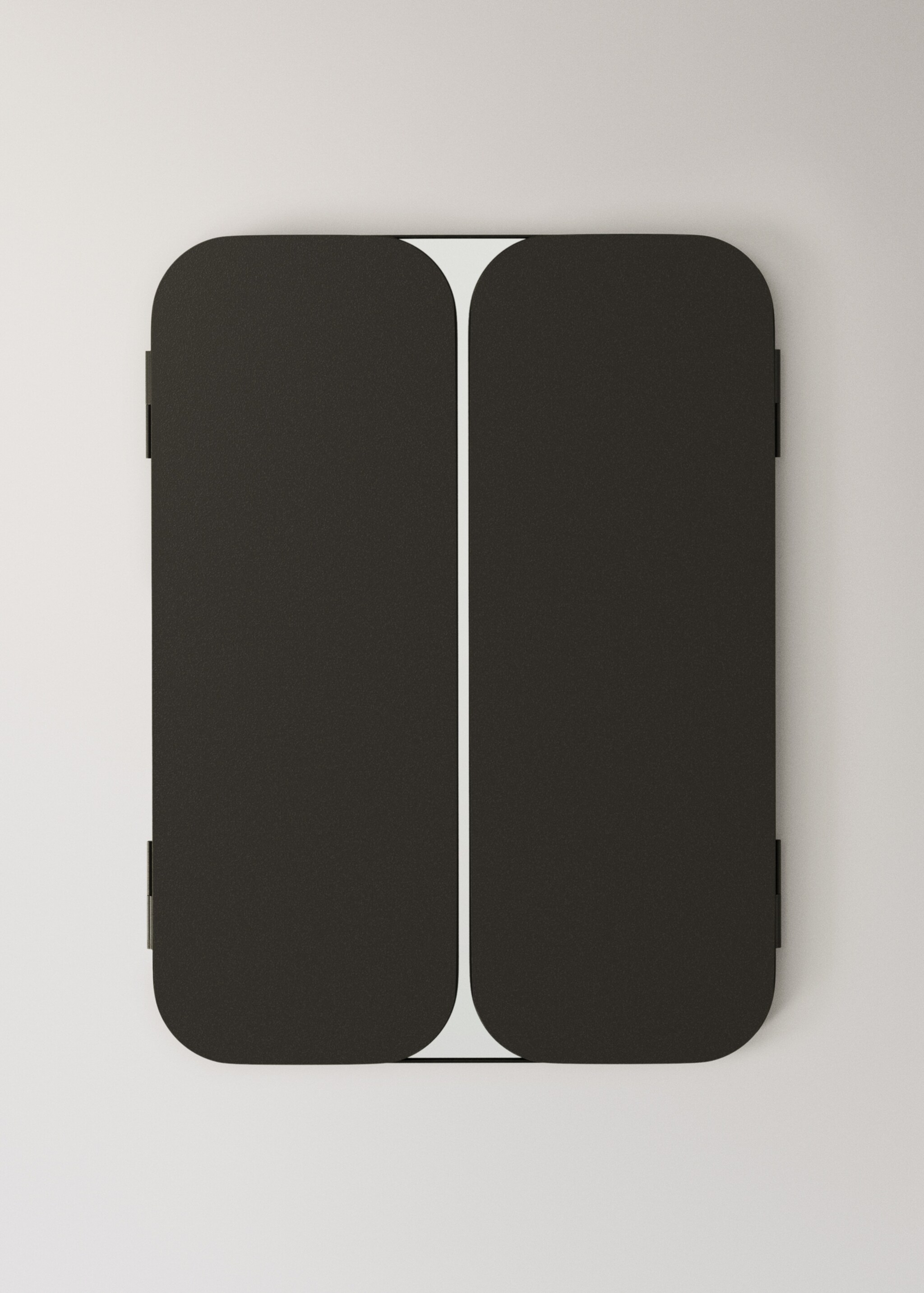 Triptych mirror - Details of the article 2, Black. Ref: 27083272-00.