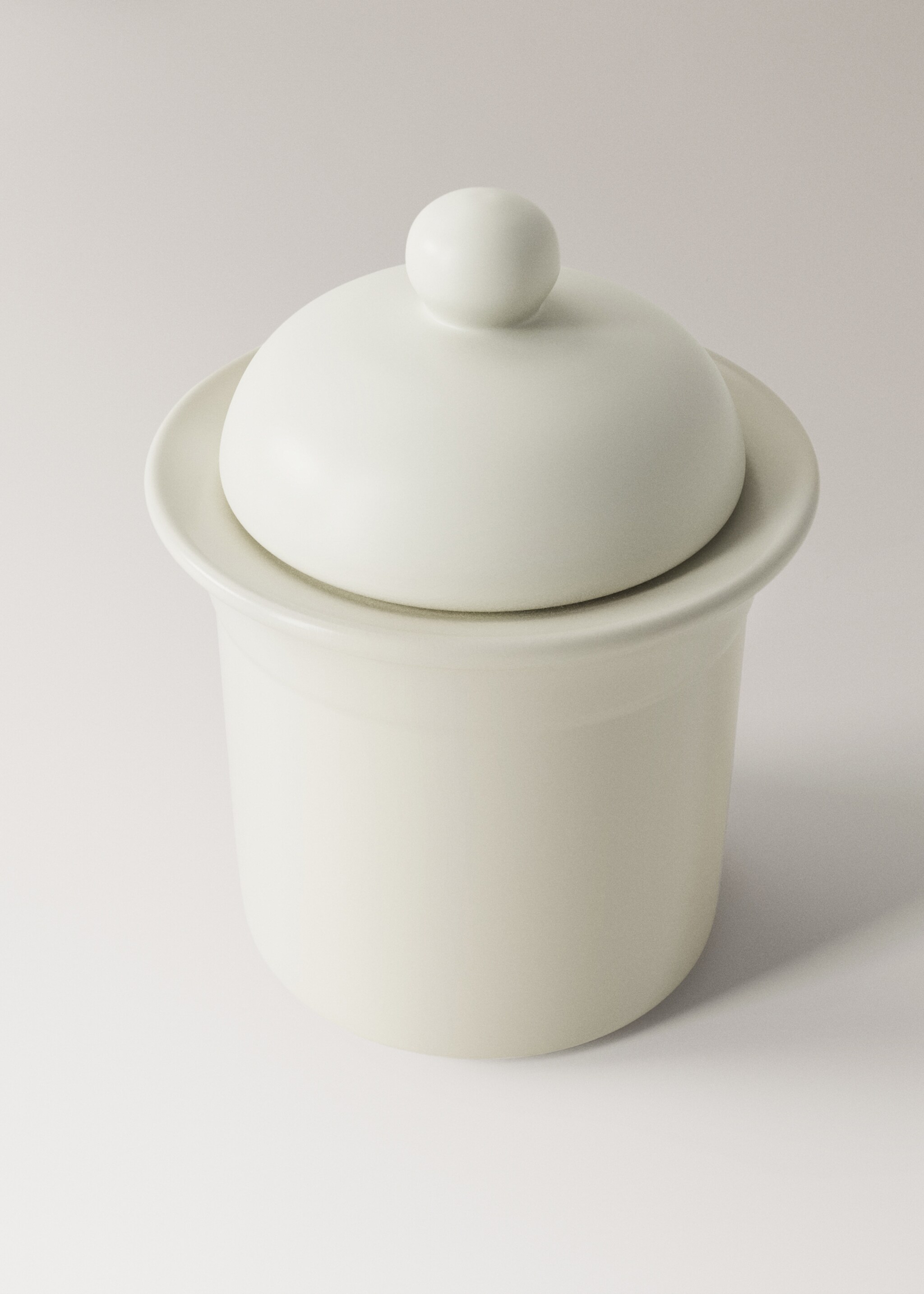 Ceramic bathroom container - Details of the article 1, White. Ref: 27083273-00.