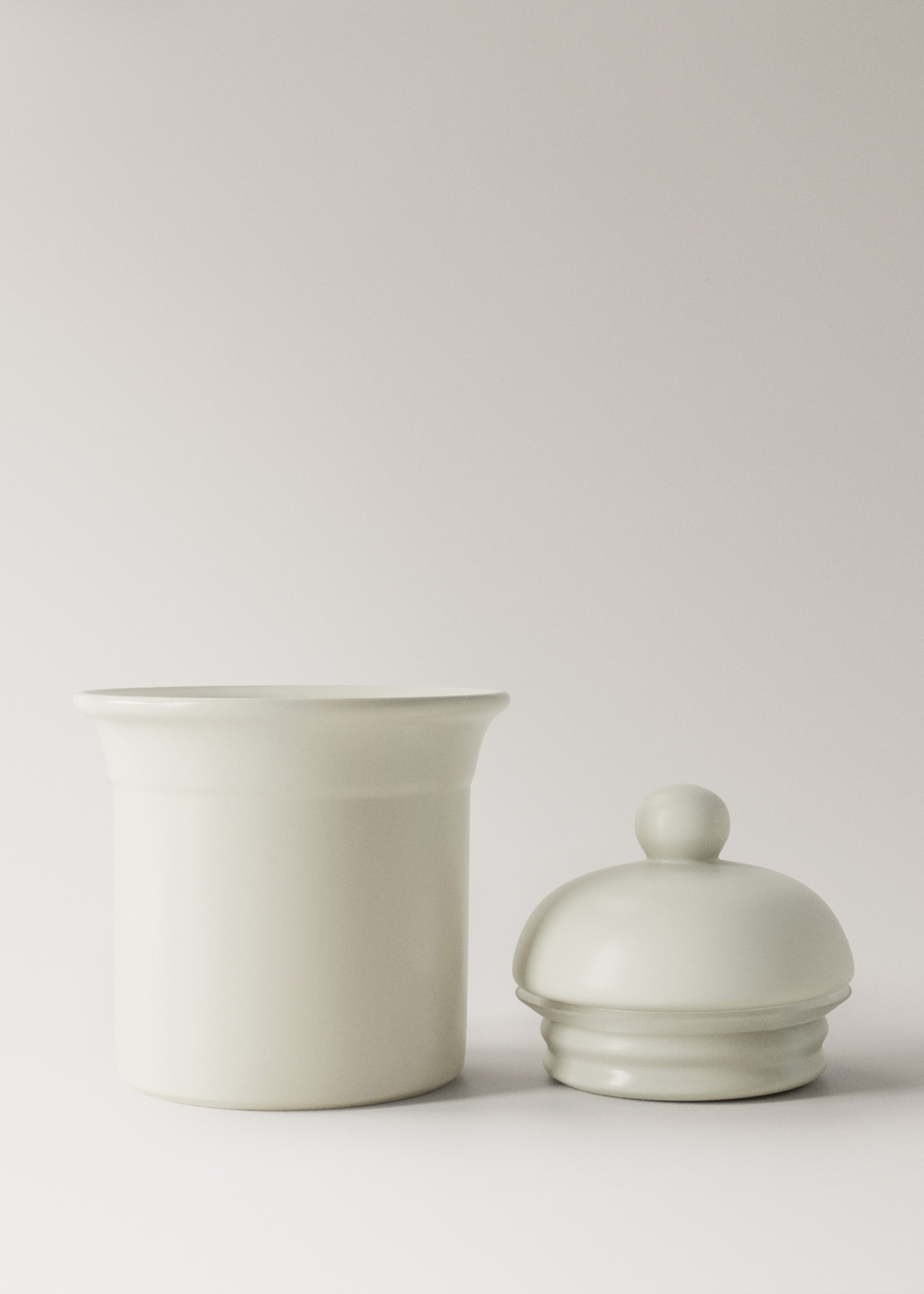 Ceramic bathroom container - Details of the article 2, White. Ref: 27083273-00.