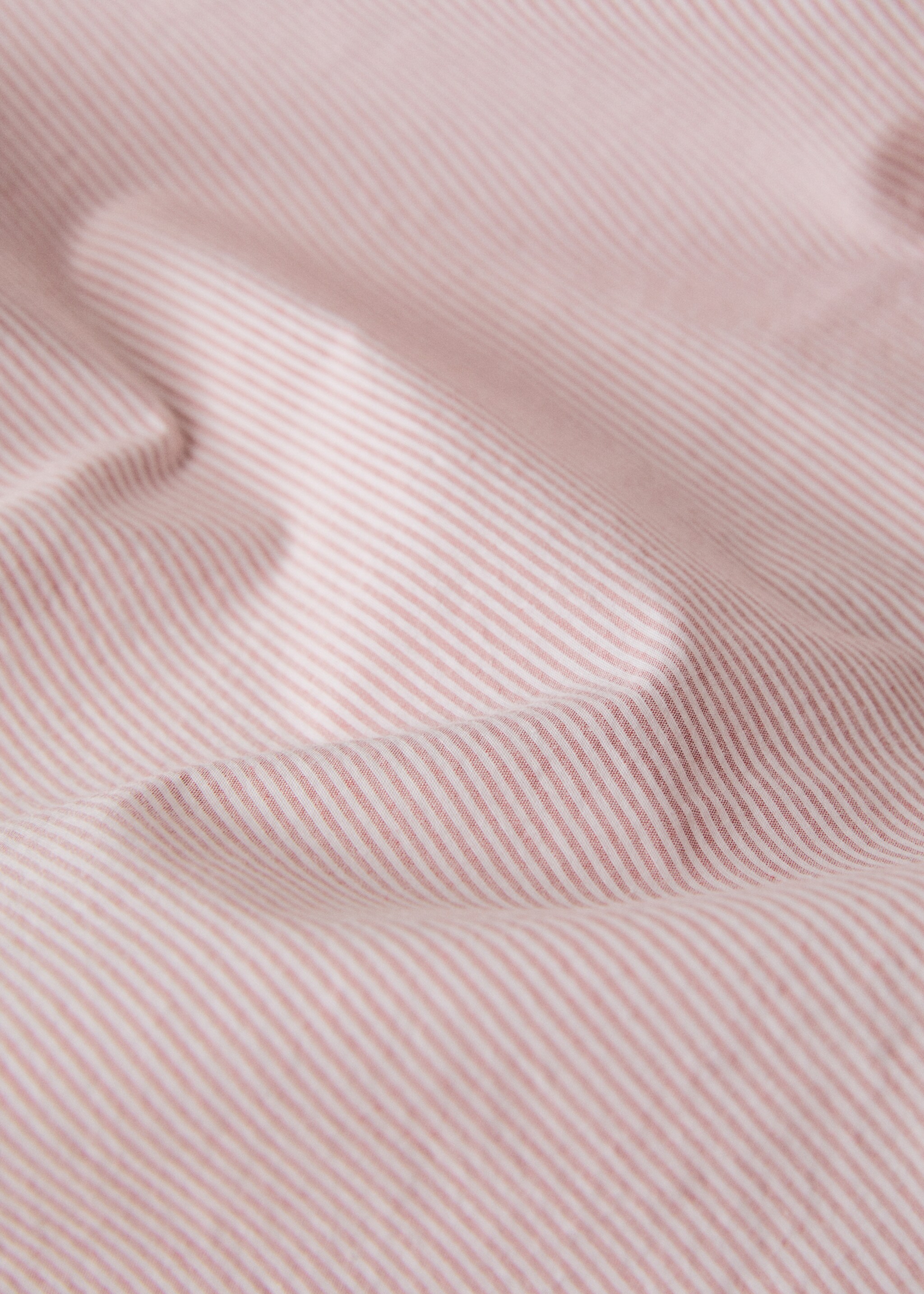 Top sheet cotton yarn-dyed Bed 90 cm - Details of the article 2, Grapefruit. Ref: 27083277-00.
