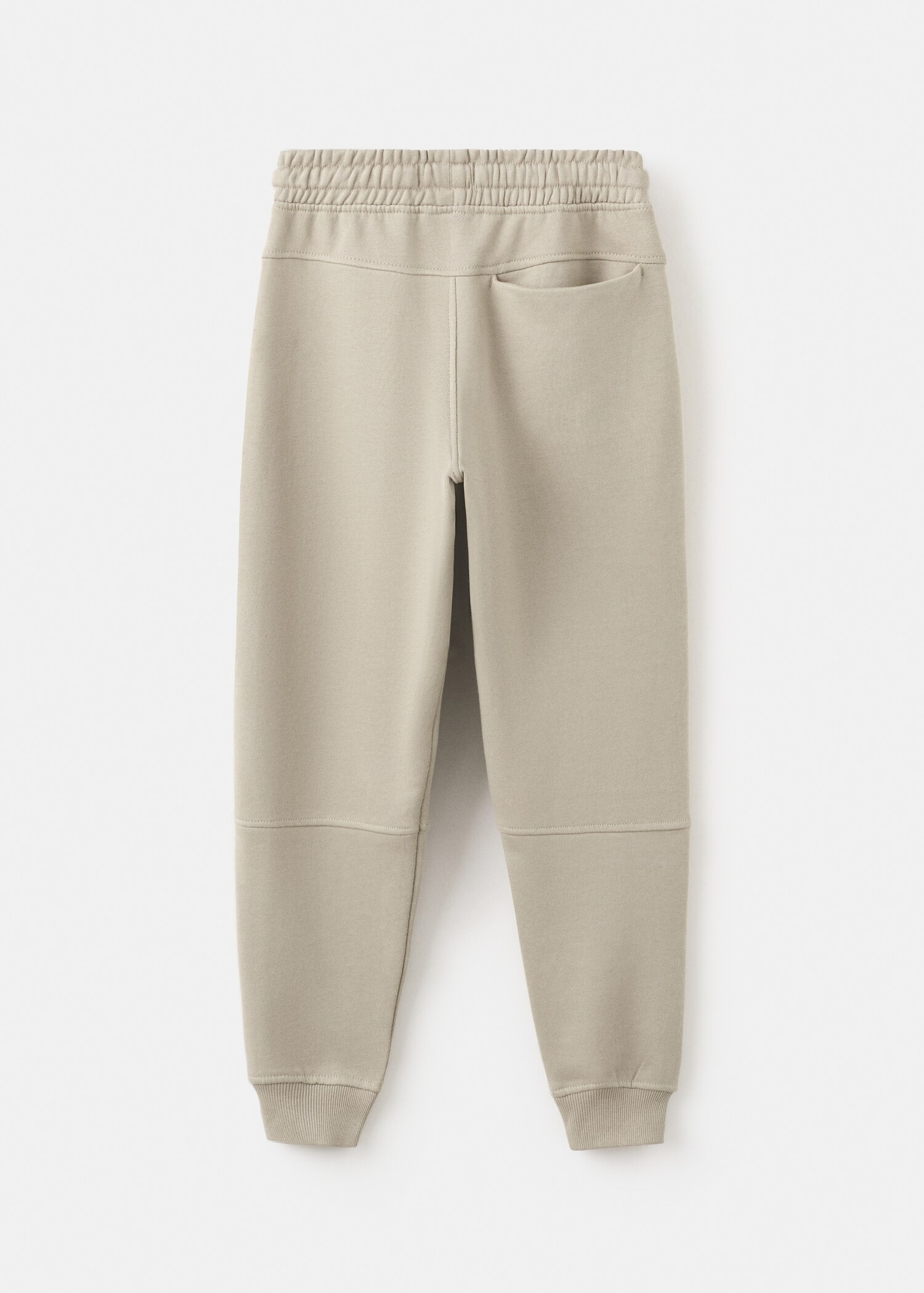 Cotton joggers with elastic waist - Reverse of the article