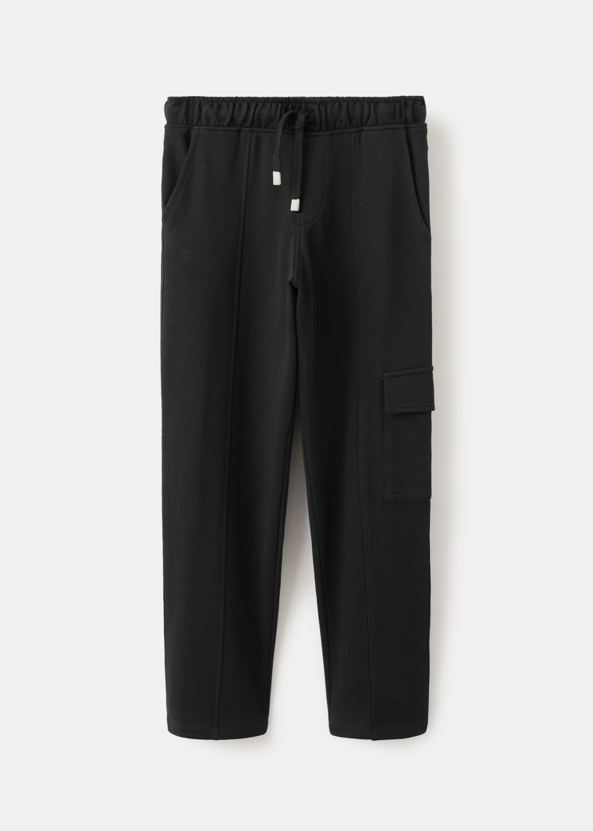 Cotton cargo joggers - Article without model, Black. Ref: 27083279-00.