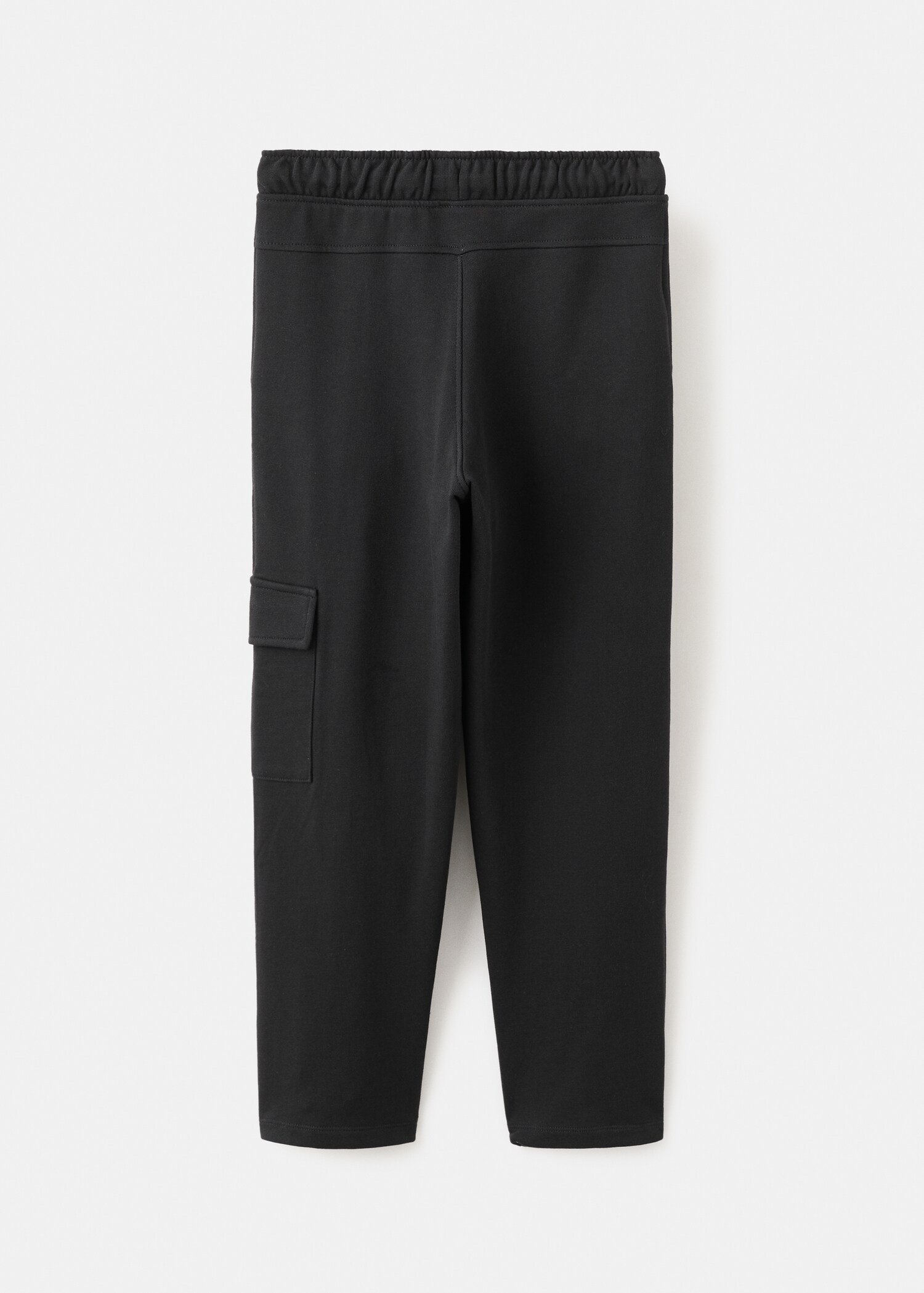 Cotton cargo joggers - Reverse of the article