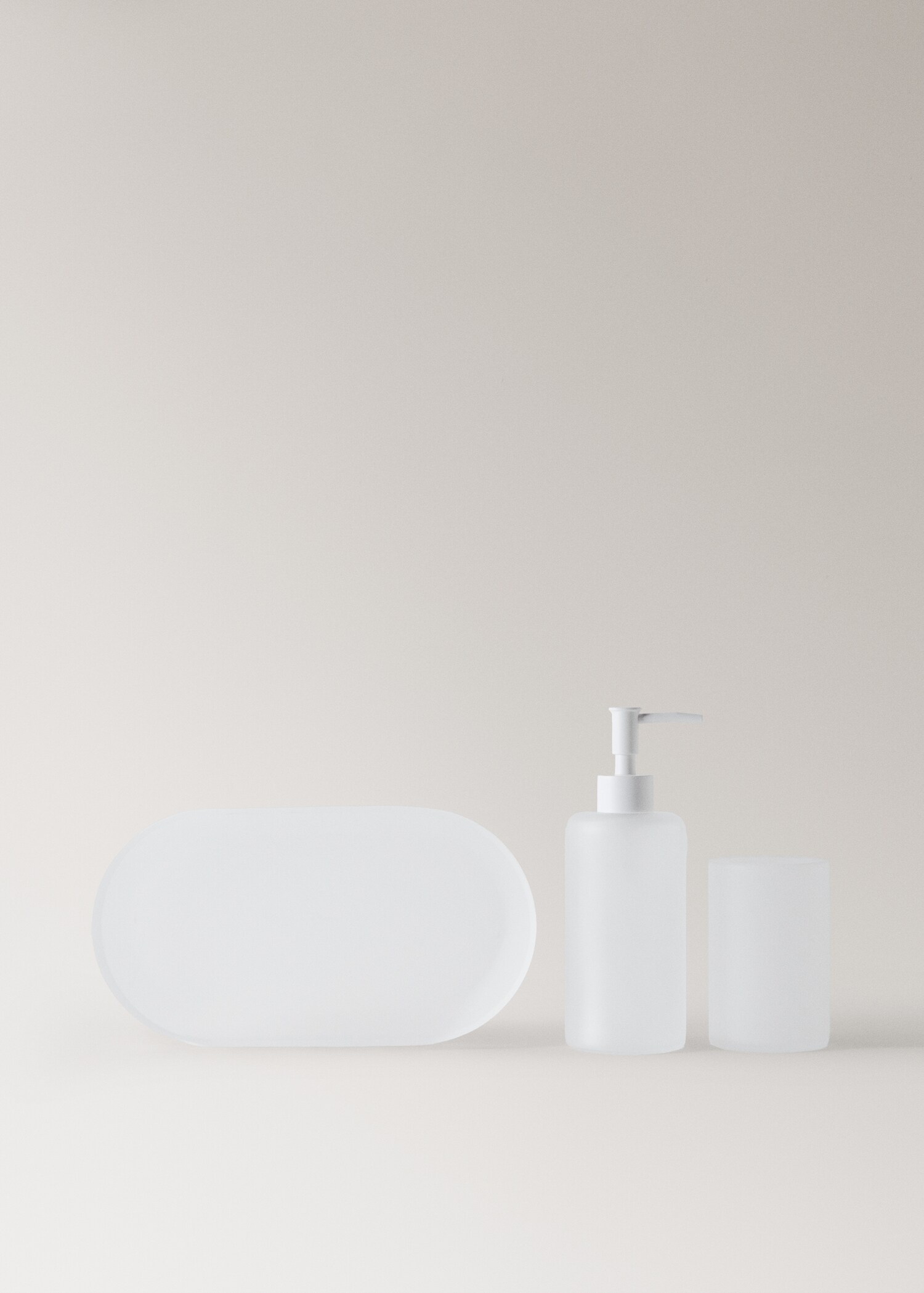 Zahnputzbecher aus mattiertem Glas - Detail des Artikels 3