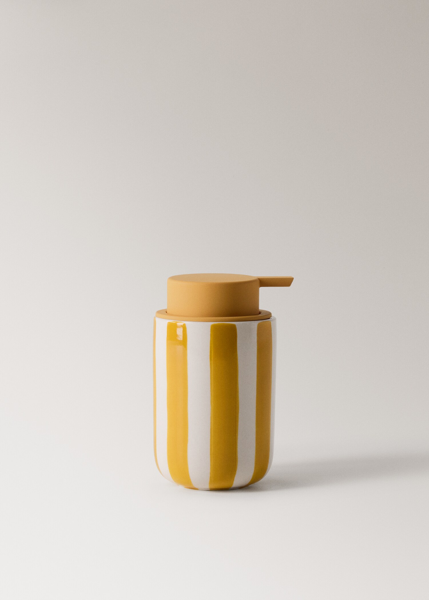 Painted stripe ceramic dispenser - Article without model
