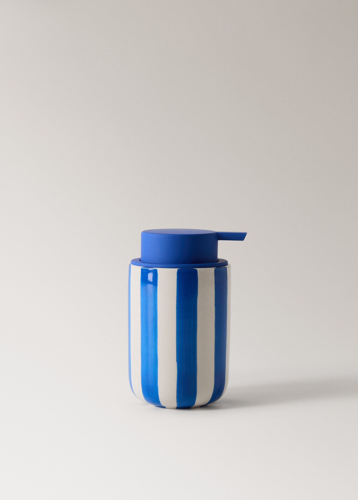 Painted stripe ceramic dispenser - Article without model
