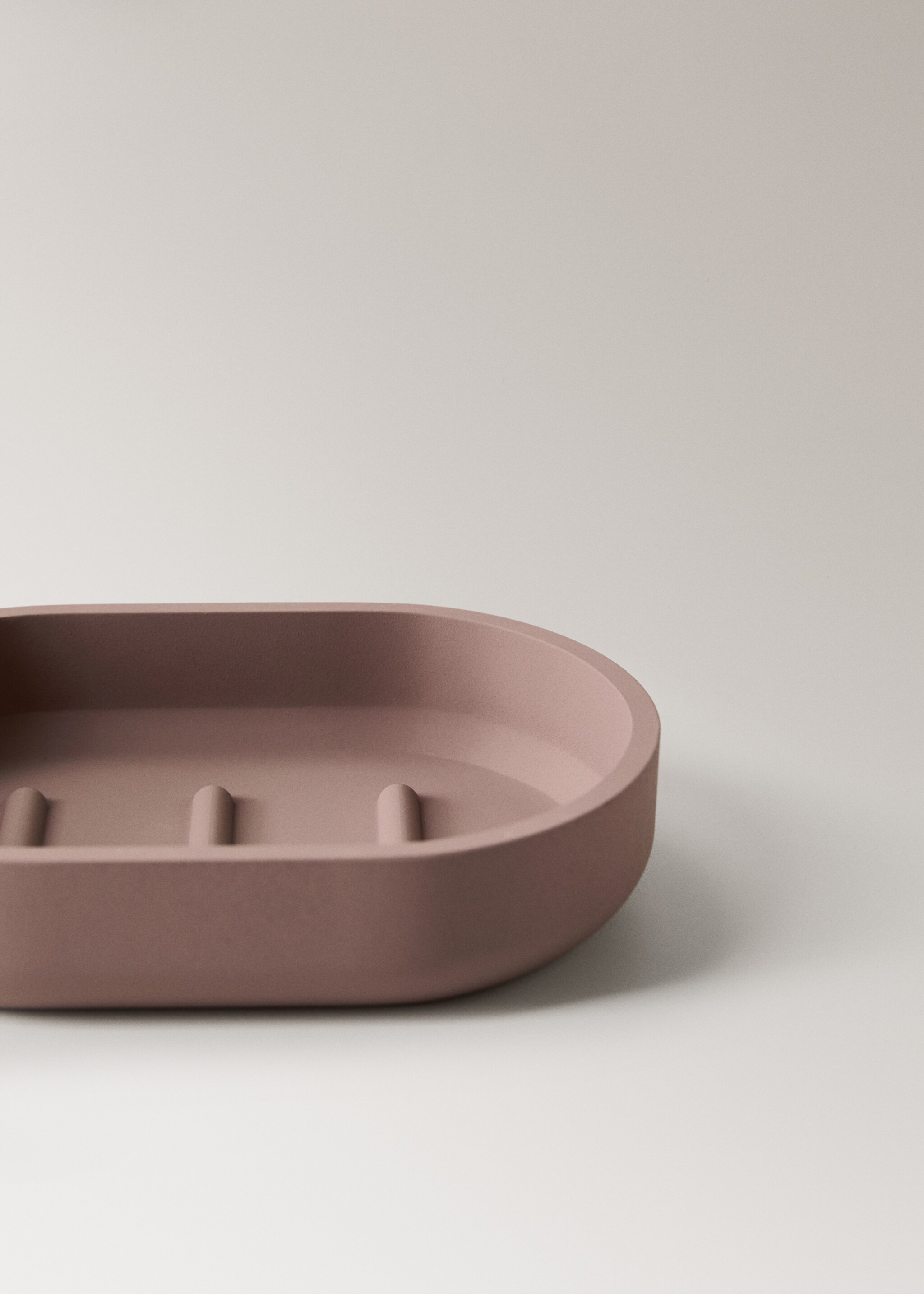 Resin soap dish - Details of the article 2, Brown. Ref: 27083282-00.