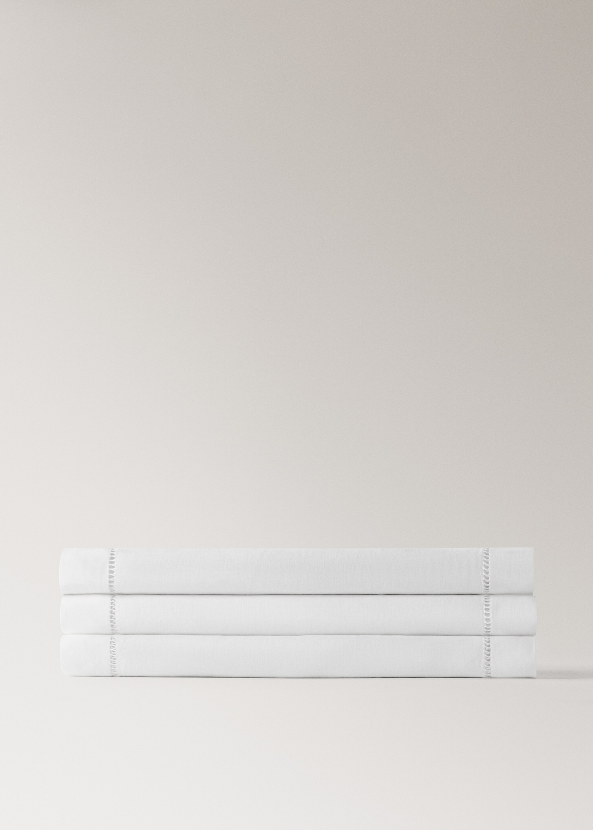 Лляна доріжка на стіл з вишитою мережкою - Детальніше про товар 2, Білий. Ref: 27083285-00.