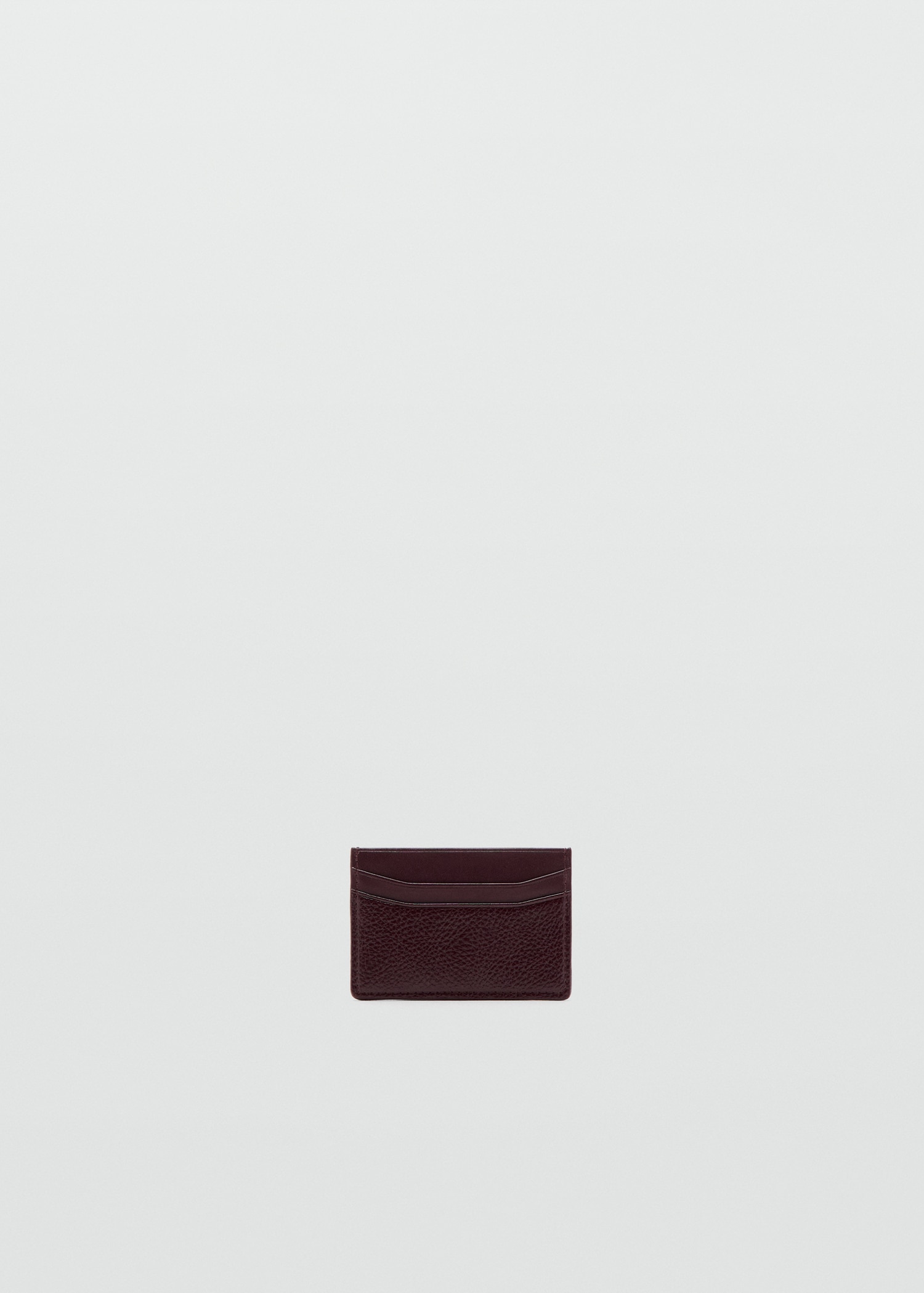 Faux-leather cardholder - Medium plane