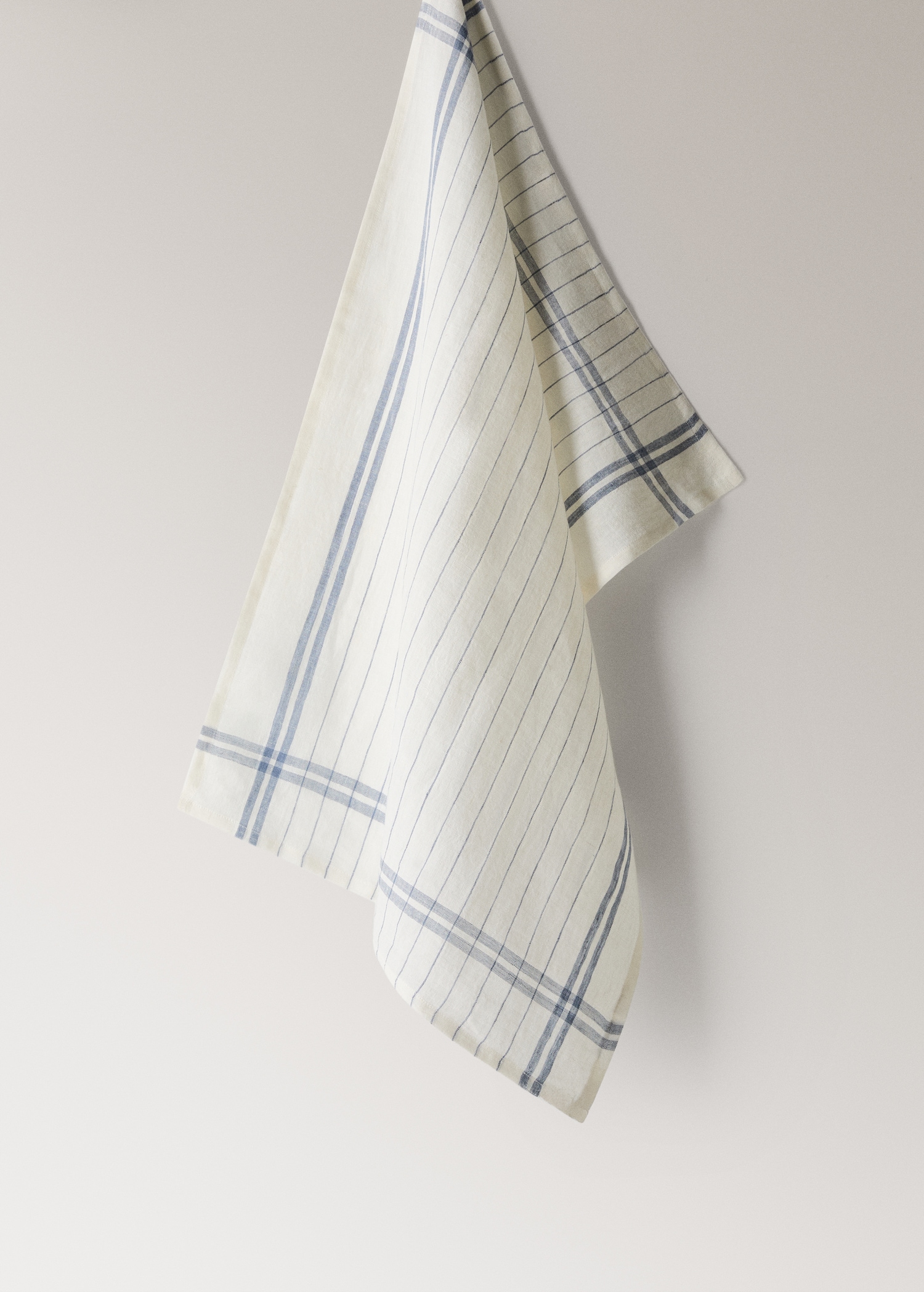 100% linen kitchen towel with stripe design - Article without model